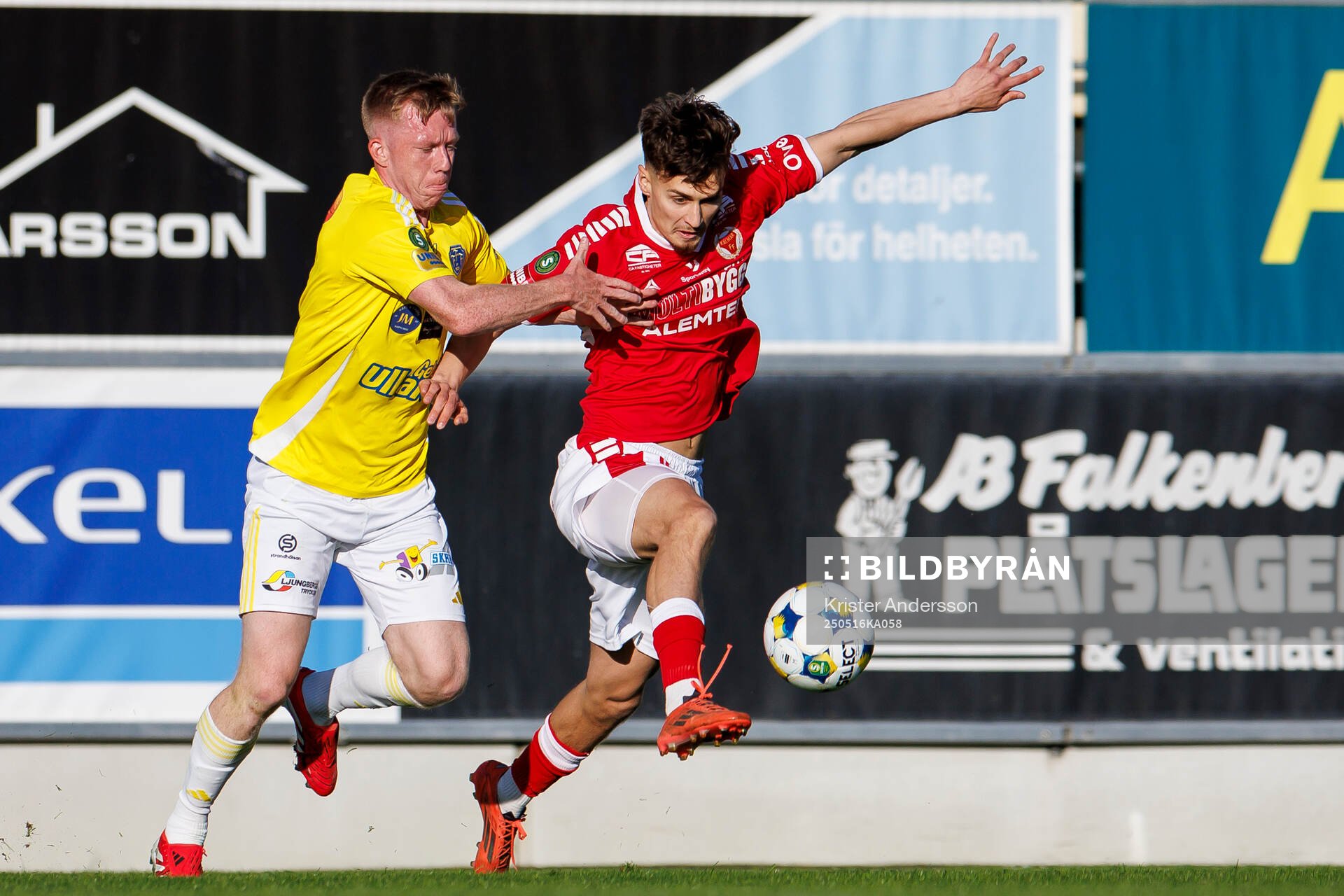 Falkenbergs Lucas Sibelius och Kalmars Camil Jebara