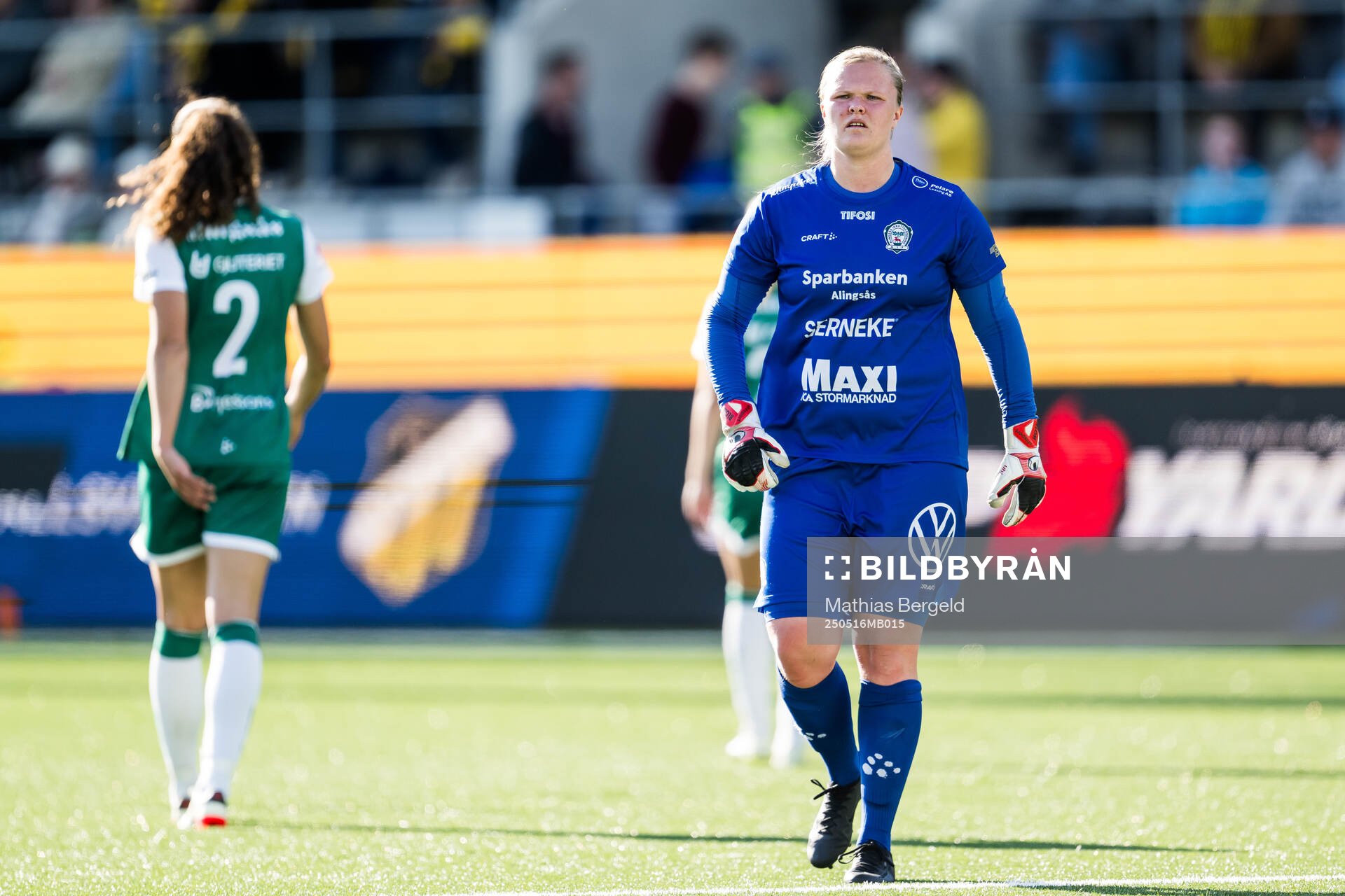 Alingsås målvakt Alexandra Blom deppar