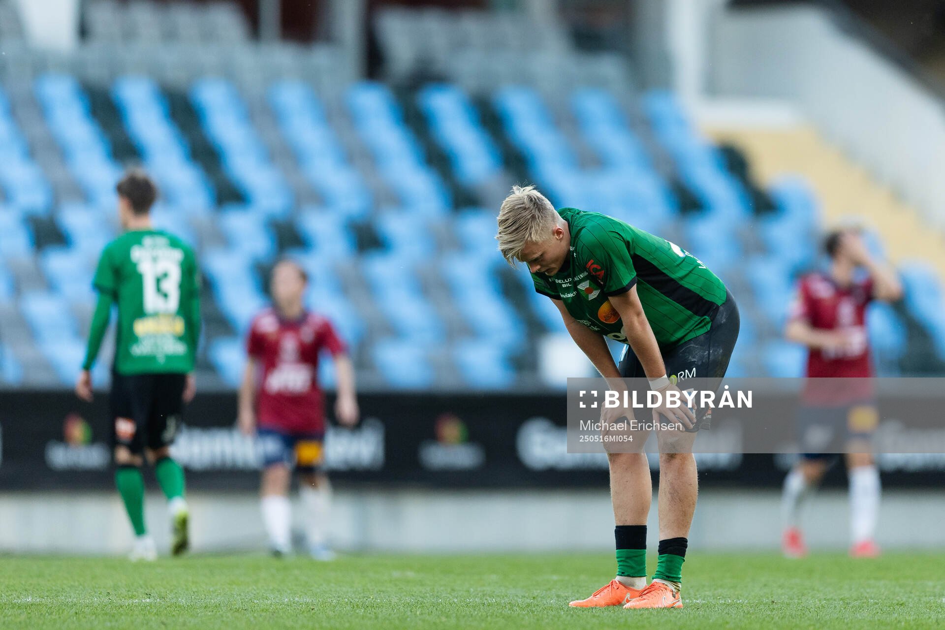 Varbergs Edvin Tellgren deppar