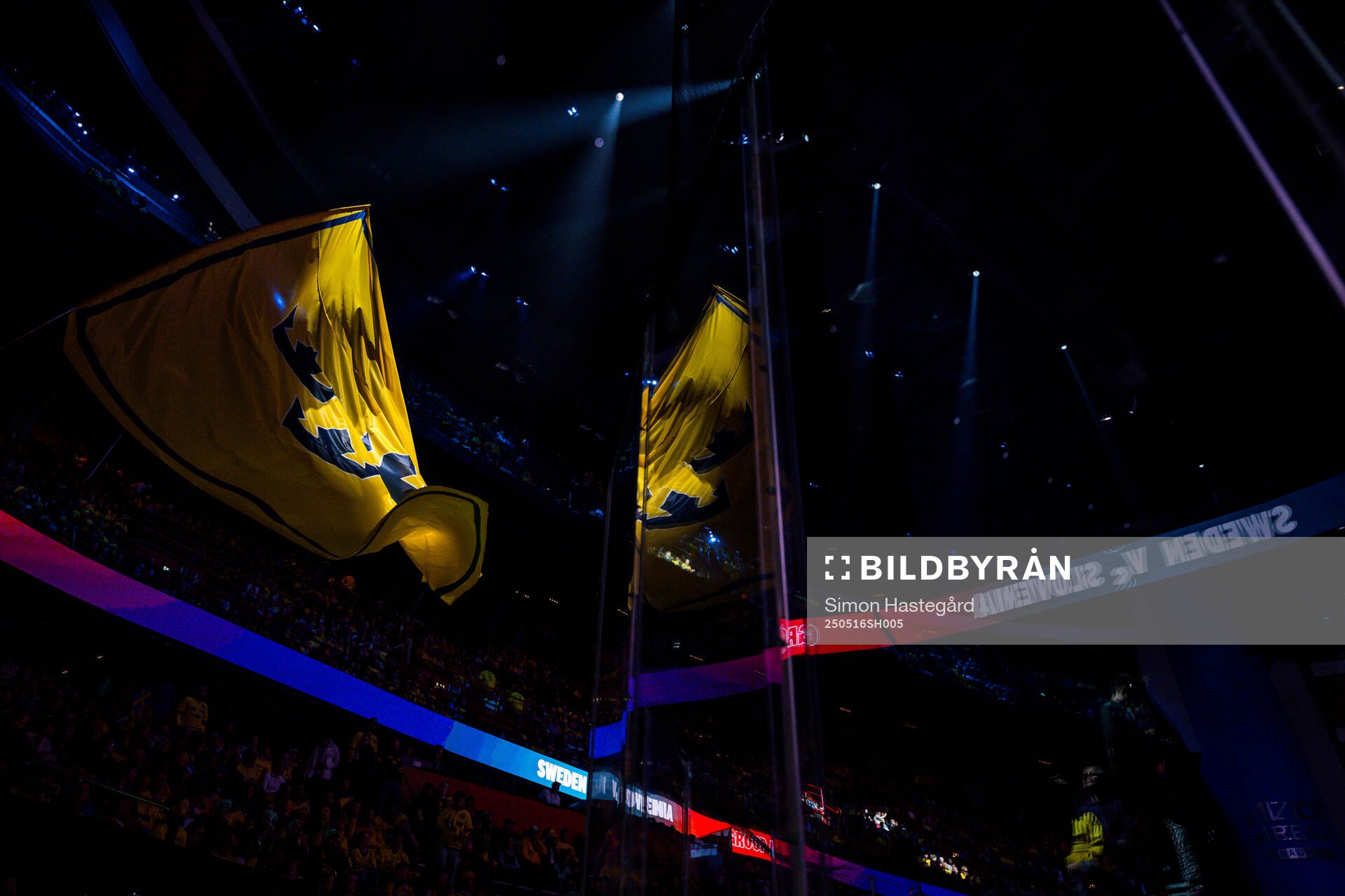 A Swedish flag