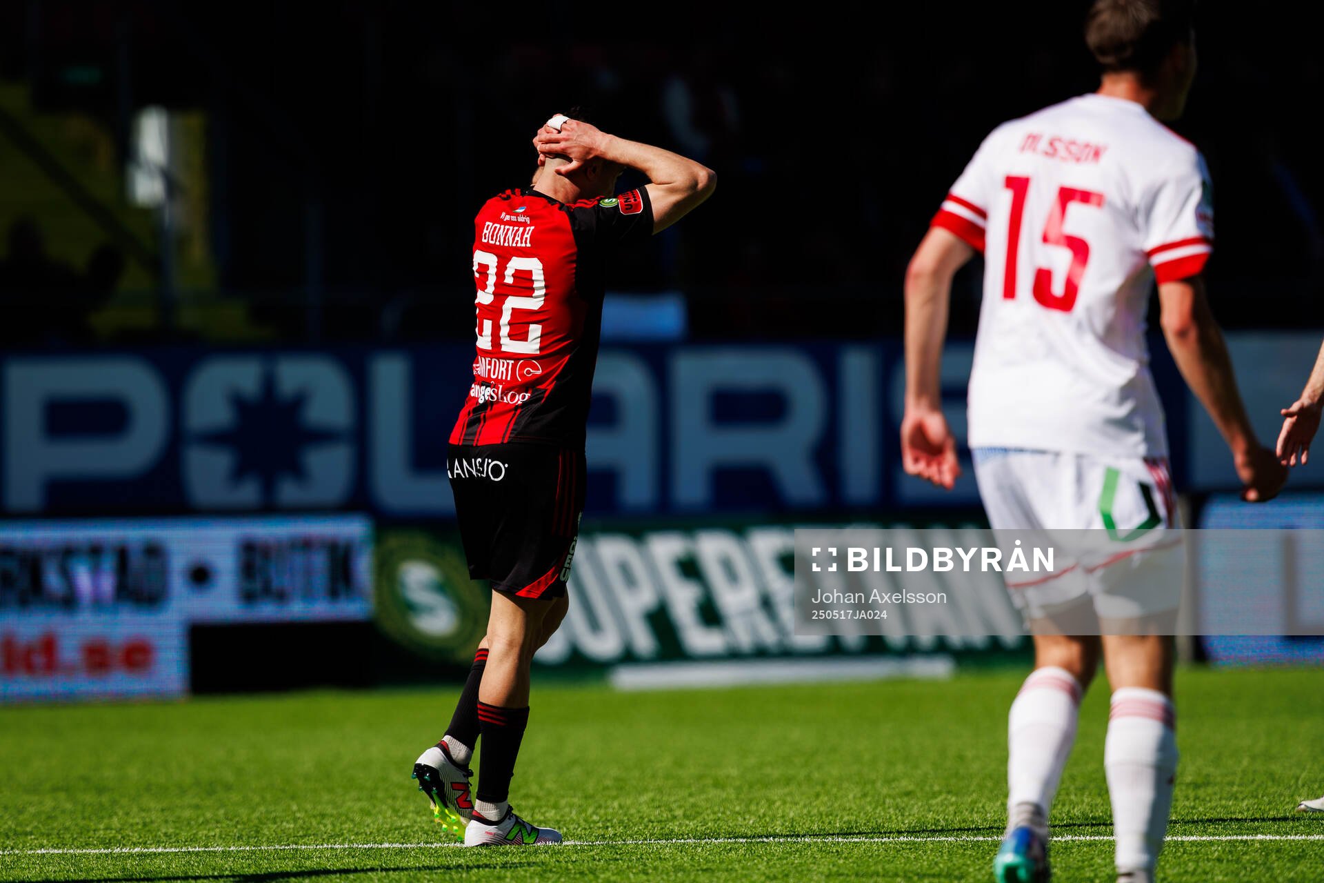 Östersunds Ahmed Bonnah  deppar