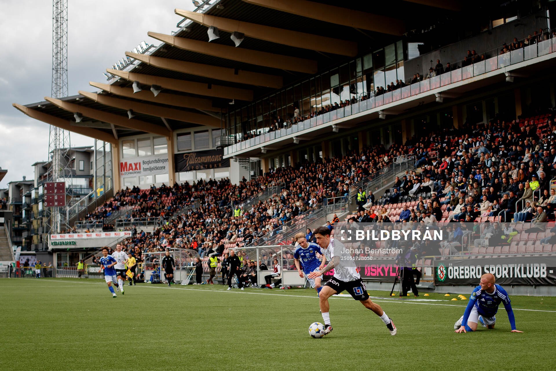 Örebros Antonio Yakoub under fotbollsmatchen i Superettan mellan Örebro och GIF Sundsvall den 17 maj 2025 i Örebro. 