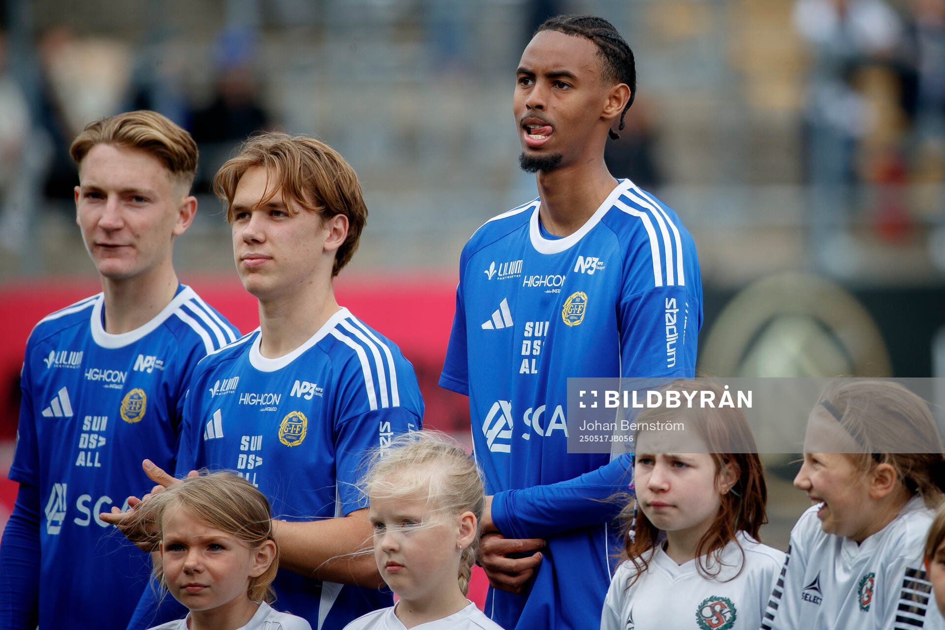 GIF Sundsvalls Yacqub Finey inför fotbollsmatchen i Superettan mellan Örebro och GIF Sundsvall den 17 maj 2025 i Örebro. 
