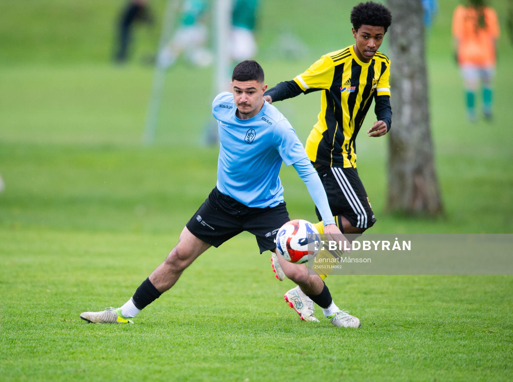 IFK Hässleholms Surafel Eyob Mehari i matchen i P19