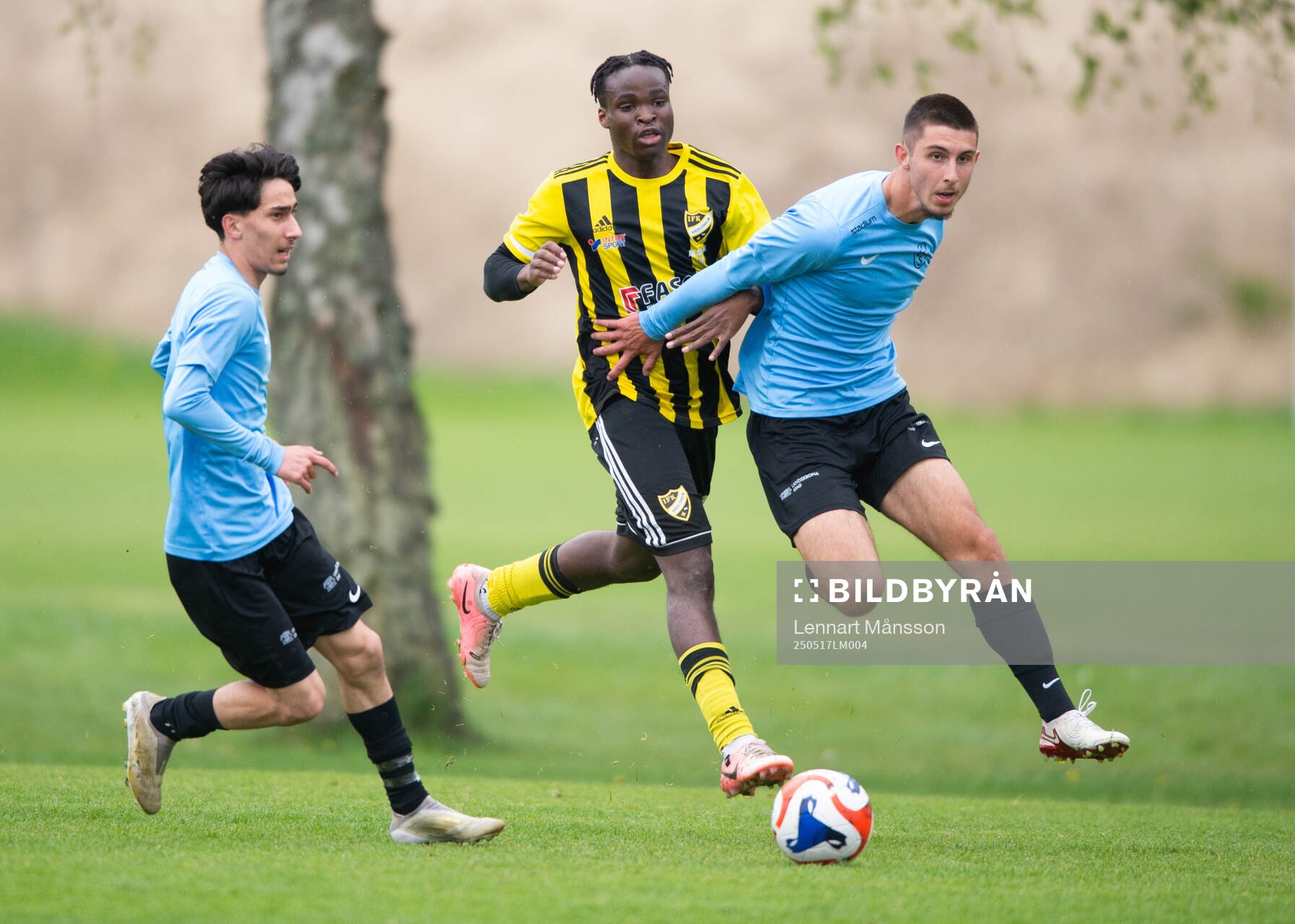 IFK Hässleholms Medven Junior Sesay i matchen i P19