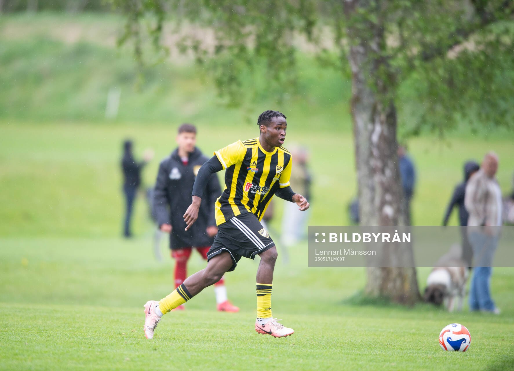 IFK Hässleholms Medven Junior Sesay i matchen i P19