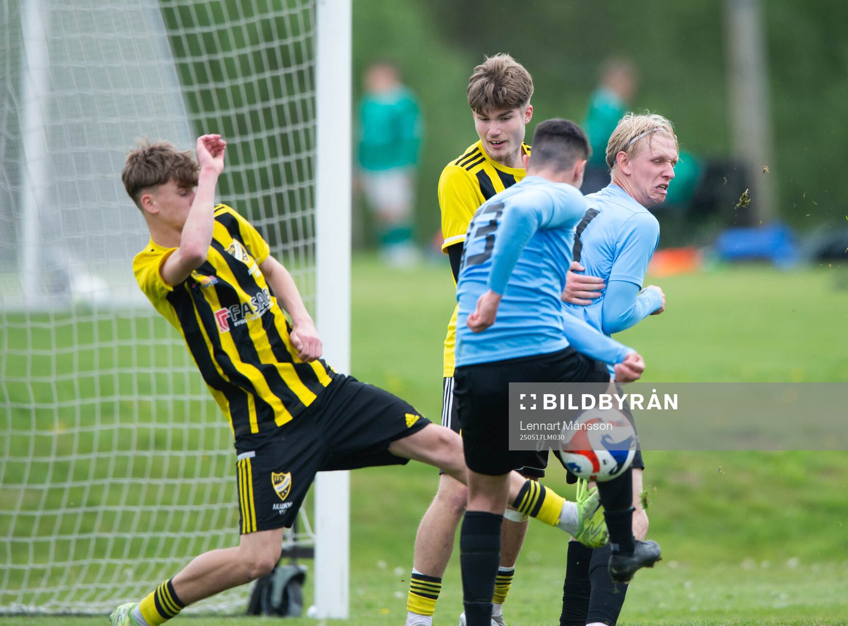 IFK Hässleholms Neo Jakobsson och Viggo Gill i matchen i