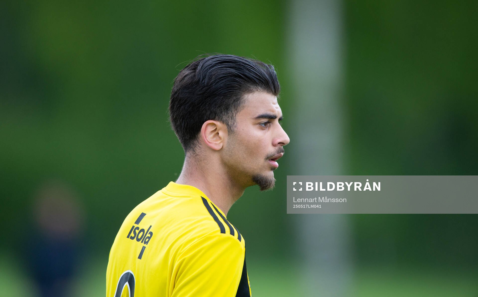 IFK Hässleholms Qusay Ahmad i matchen i P19 division 1