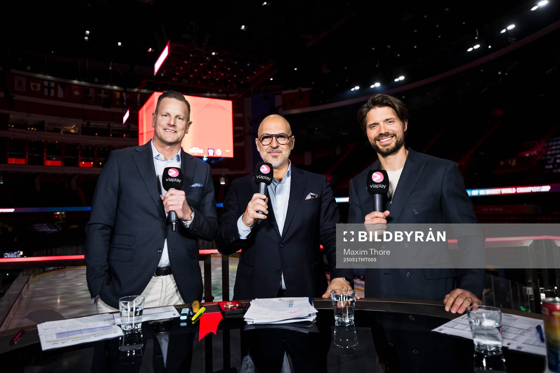 Niklas Jidhe, Erik Granwvist and Jacob Josefsson of Swedish
