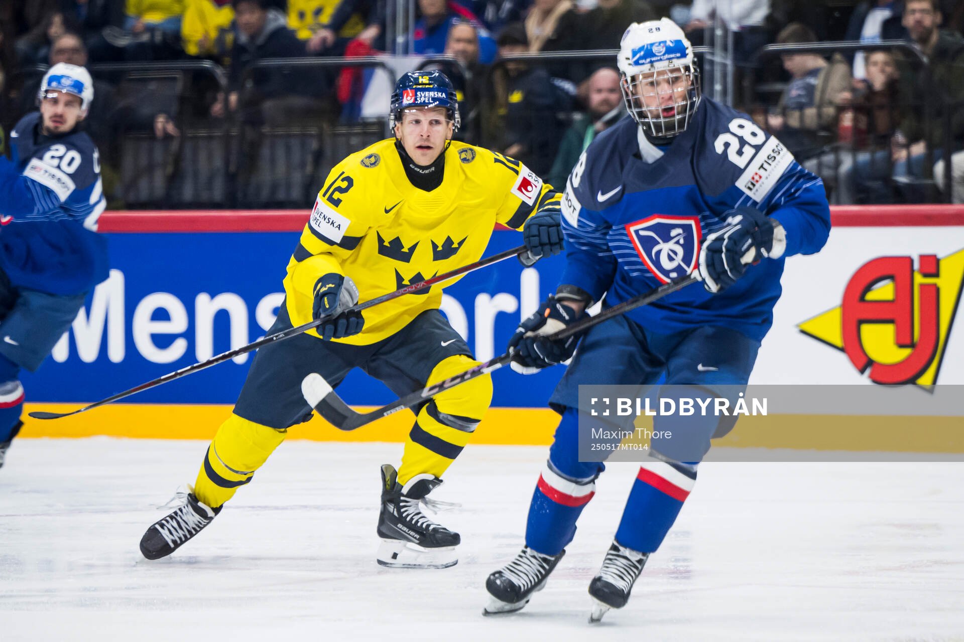 Max Friberg of Sweden and Fabien Bourgeois of France
