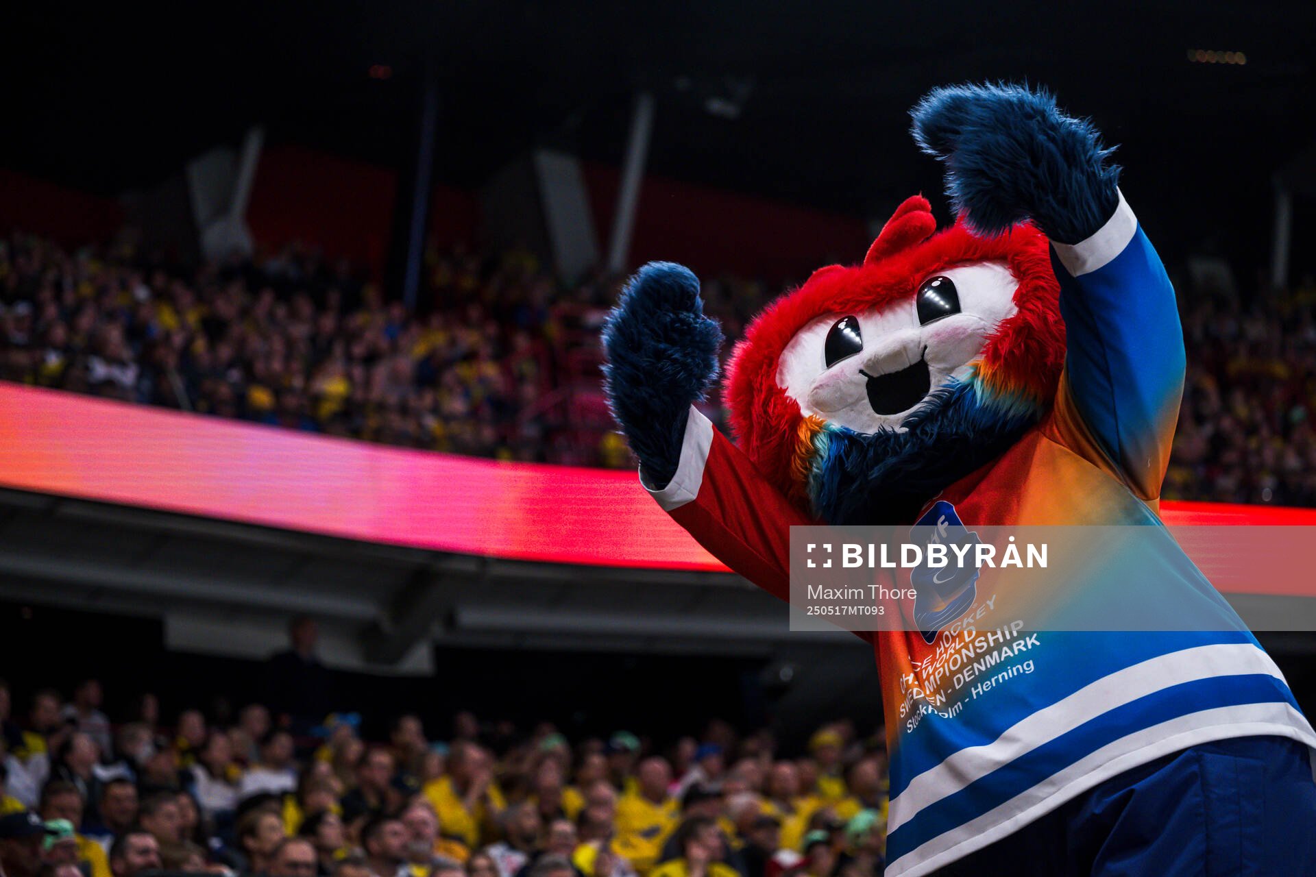 Official IIHF mascot Beaty