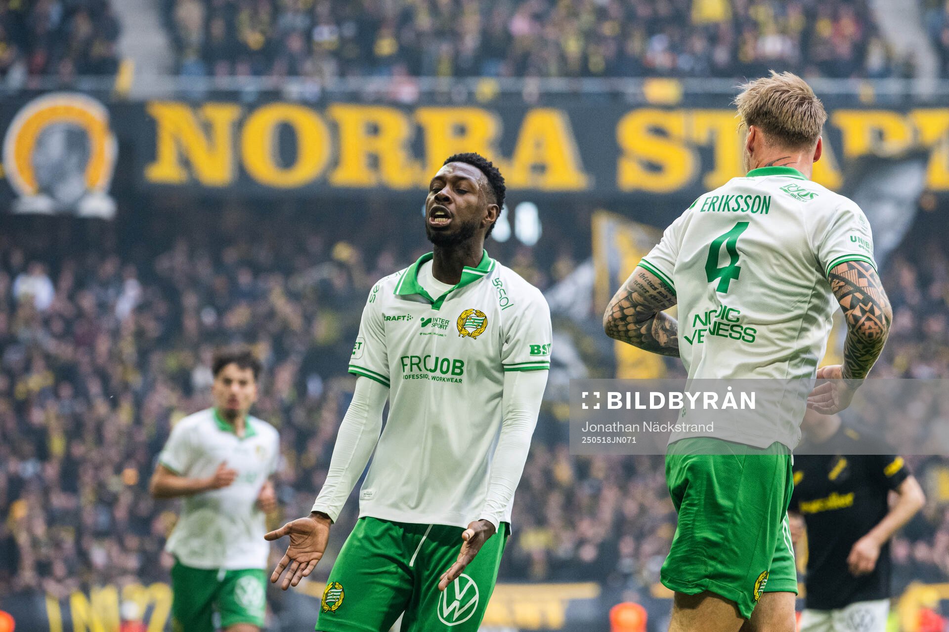 Hammarbys Shaquille Pinas deppar