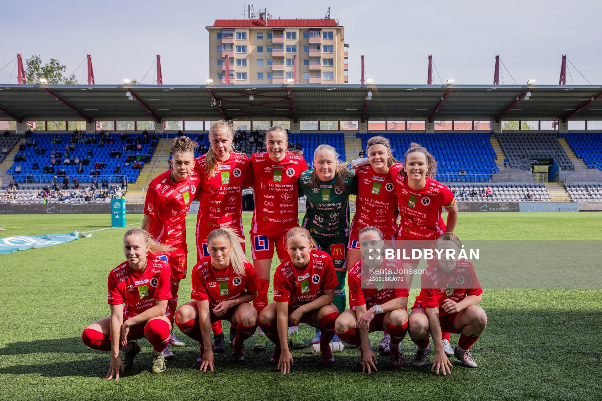 KIF Örebros startelva inför fotbollsmatchen i Elitettan mellan Eskilstuna United och KIF Örebro den 18 maj 2025 i Eskilstuna. 