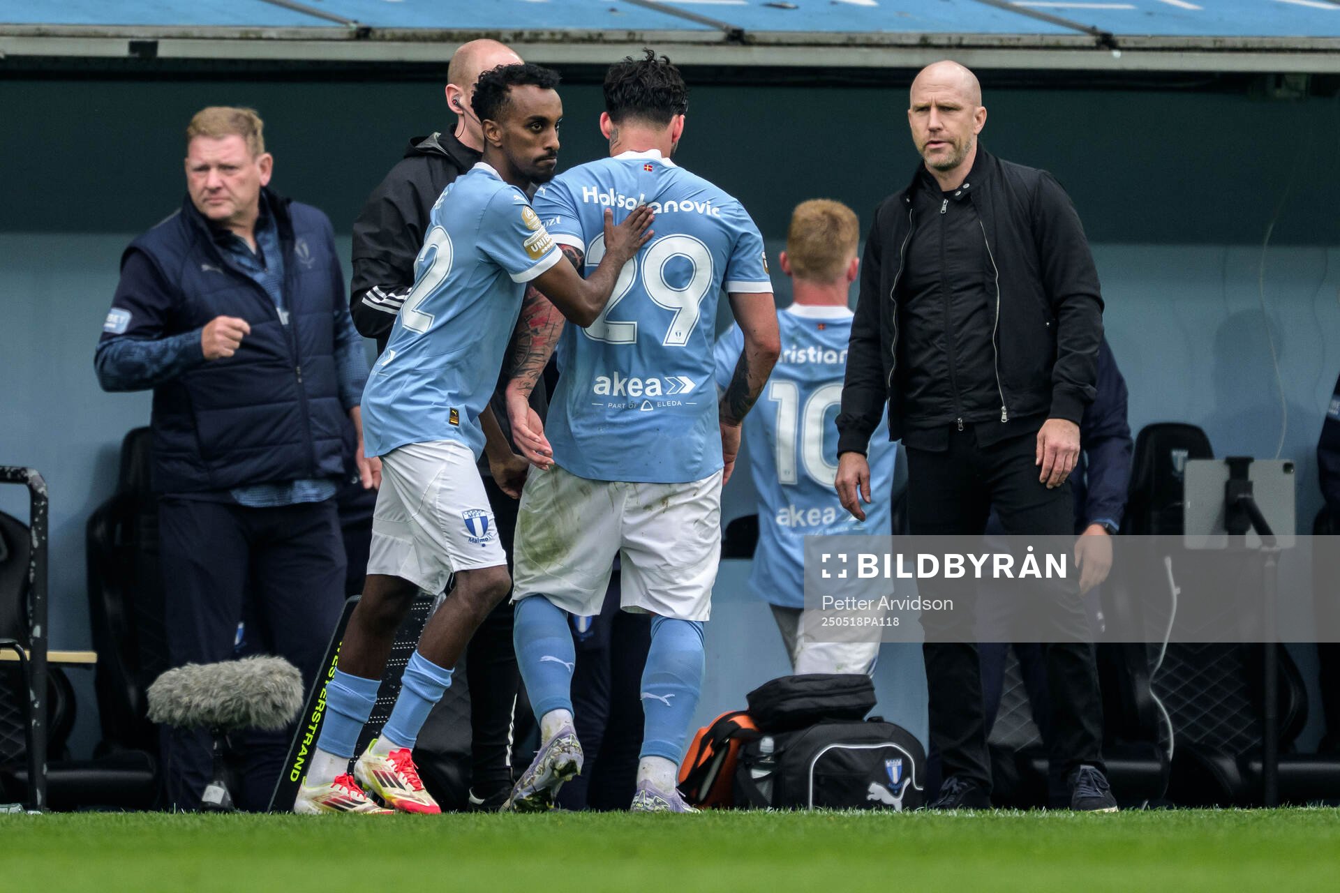 Malmö FFs Taha Ali och Sead Haksabanovic