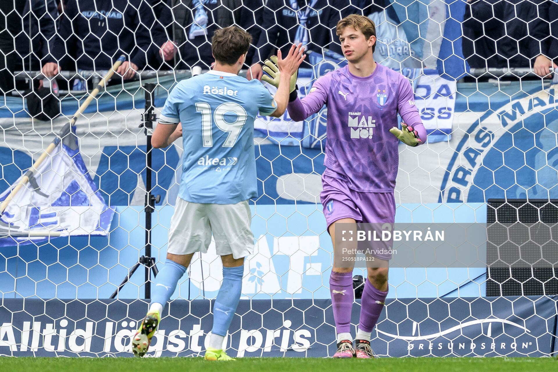 Malmö FFs Colin Rösler och Melker Ellborg