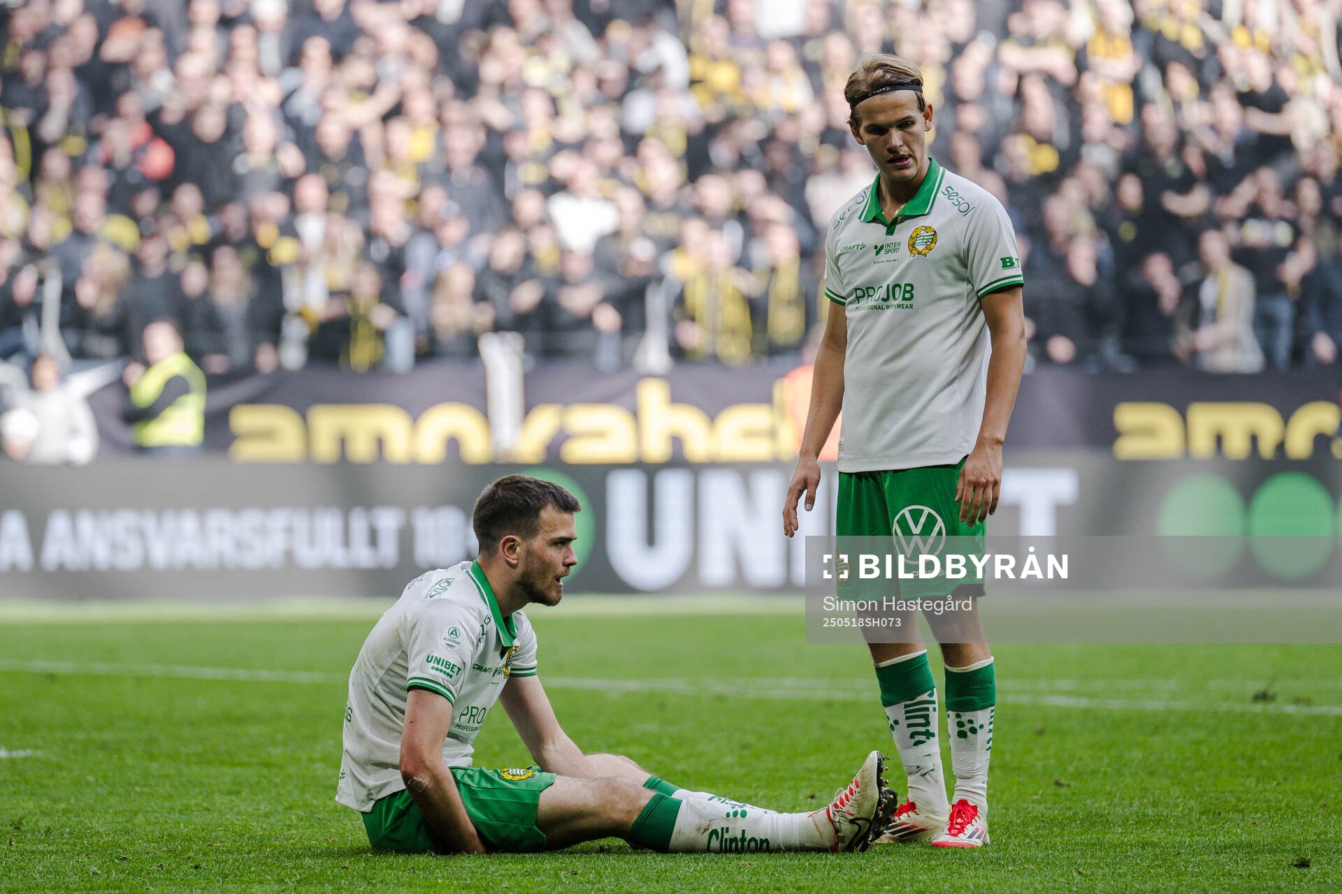 Hammarbys Pavle Vagic och Markus Karlsson de deppar