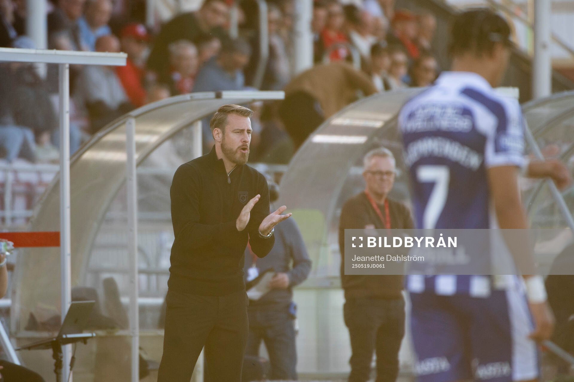 Degerfors tränare William Lundin