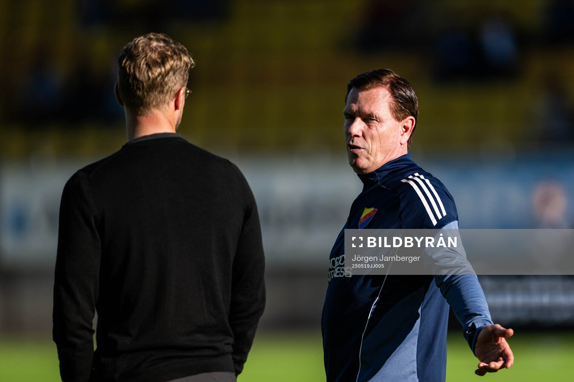 Elfsborgs tränare Oscar Hiljemark och Djurgårdens