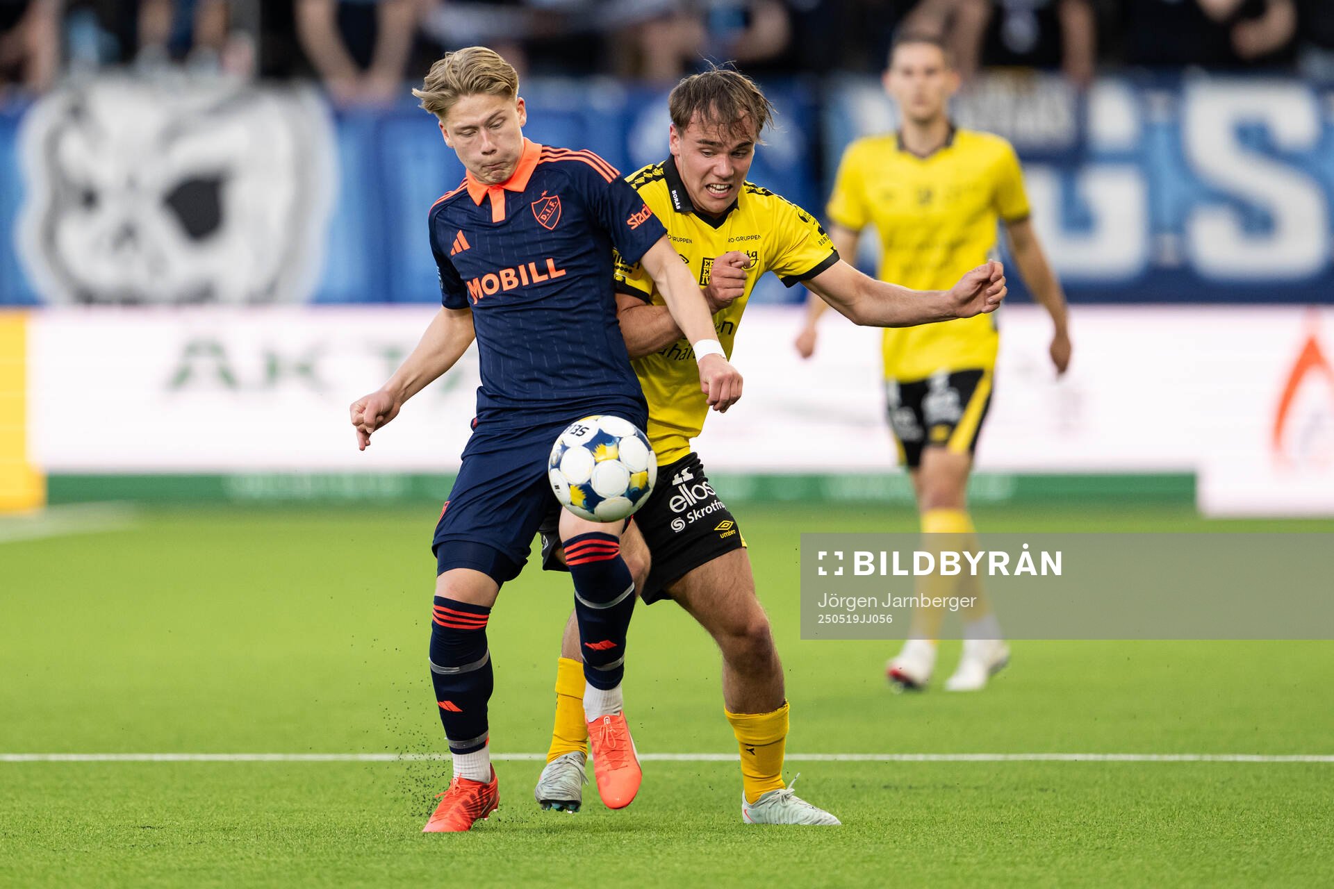 Djurgårdens Matias Siltanen och Elfsborgs Frode Aronsson