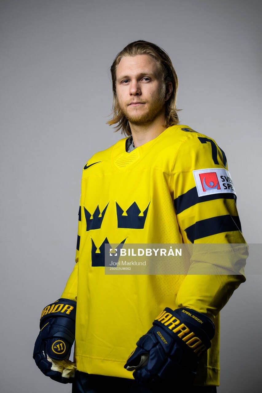 William Karlsson of Sweden poses for a portrait