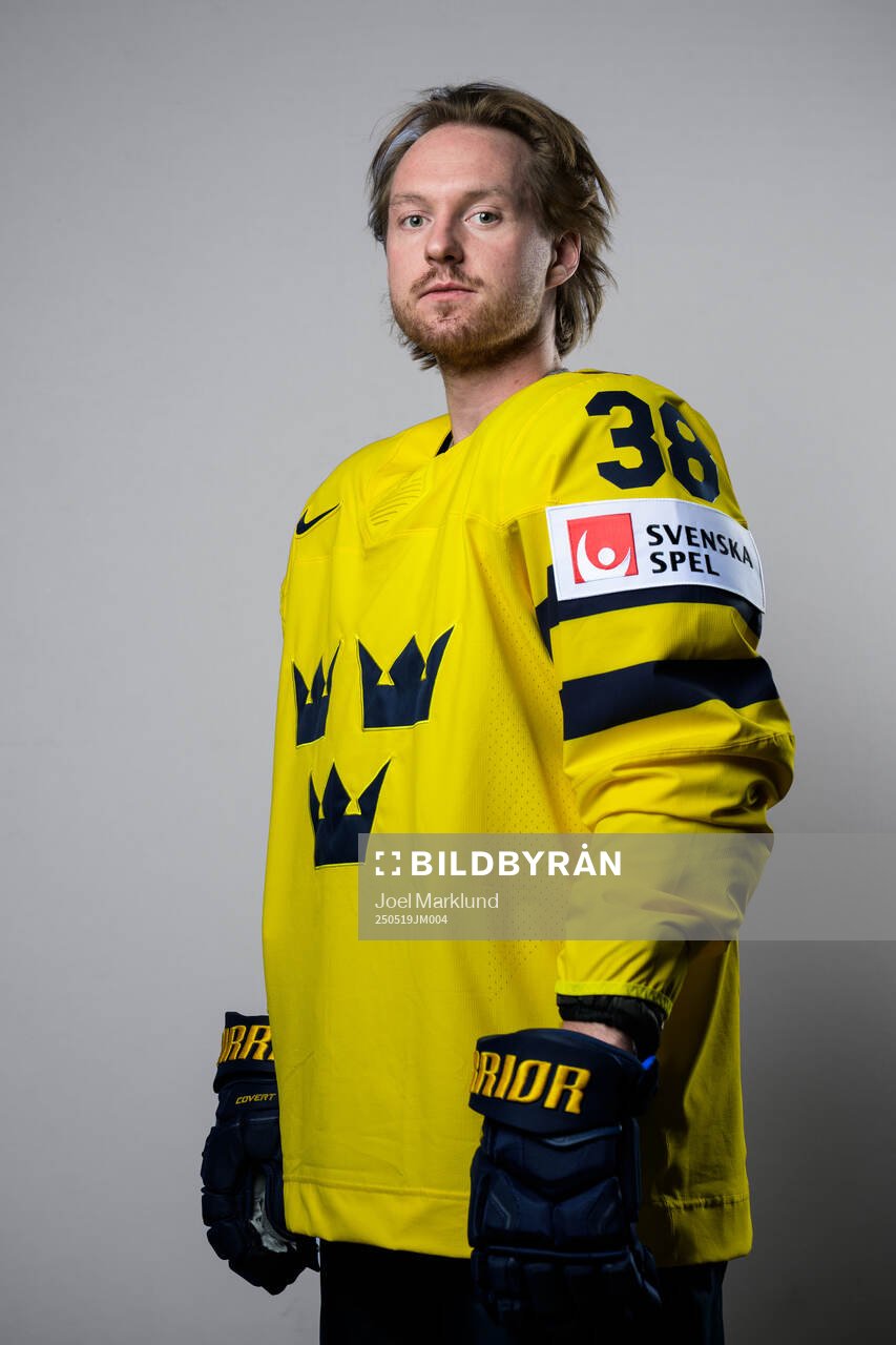 Rasmus Sandin of Sweden poses for a portrait