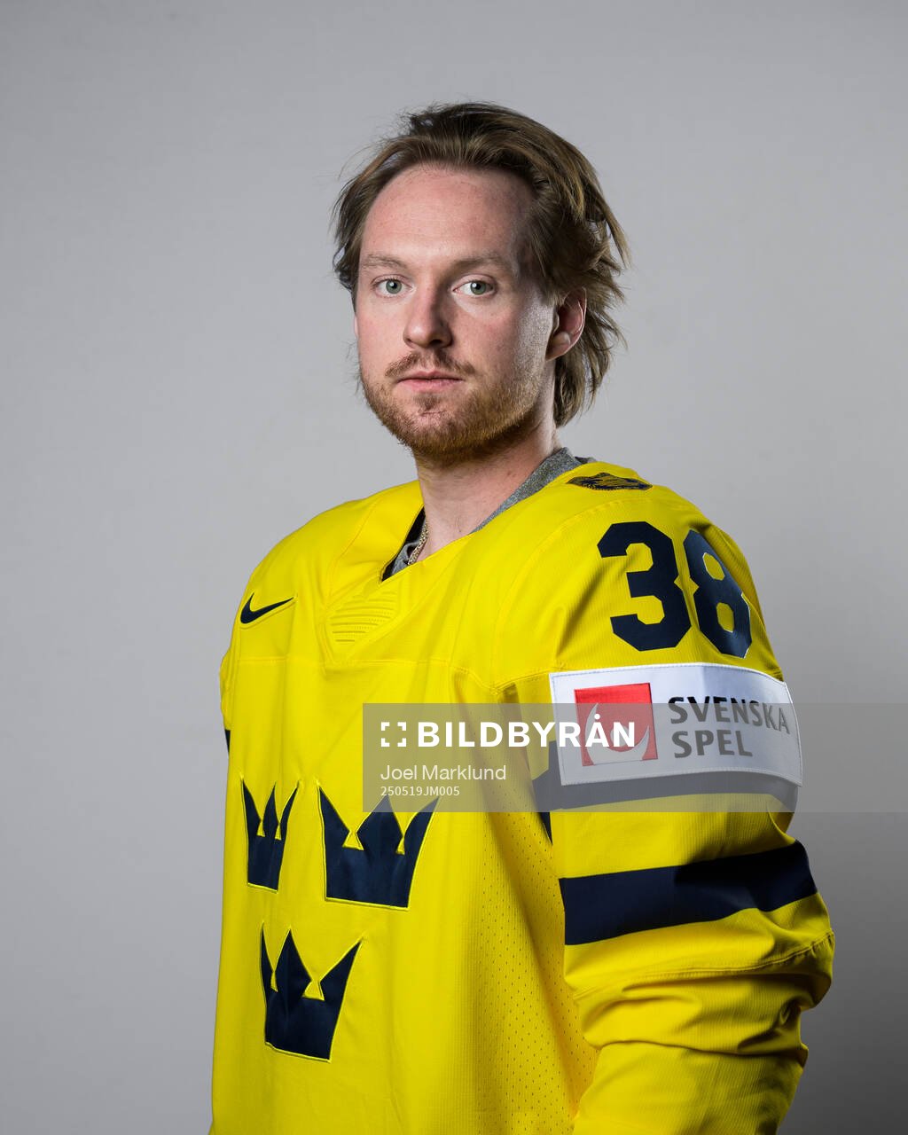 Rasmus Sandin of Sweden poses for a portrait