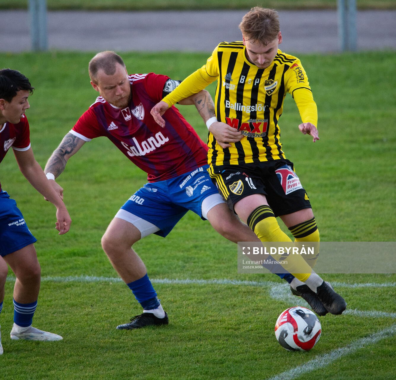 IFK Hässleholms Amir Ramanovski i matchen i DM mellan IFK