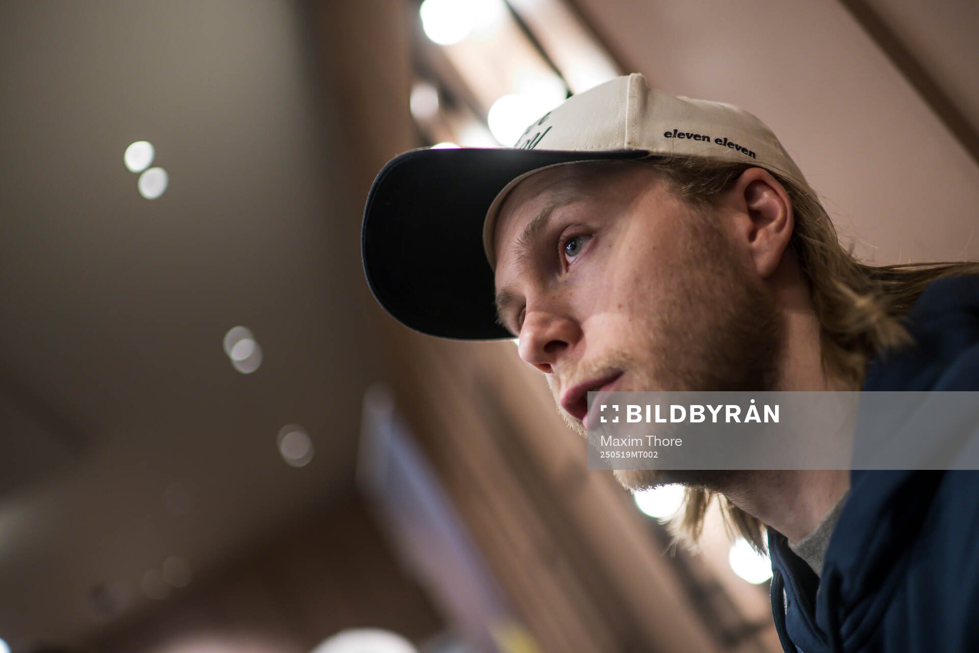 William Karlsson of Sweden at a press event