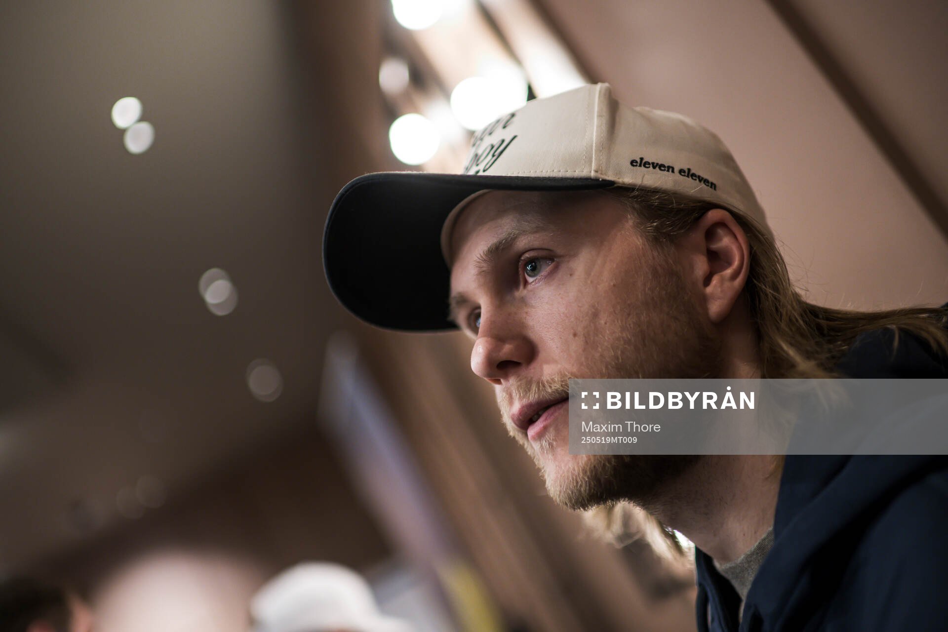 William Karlsson of Sweden at a press event