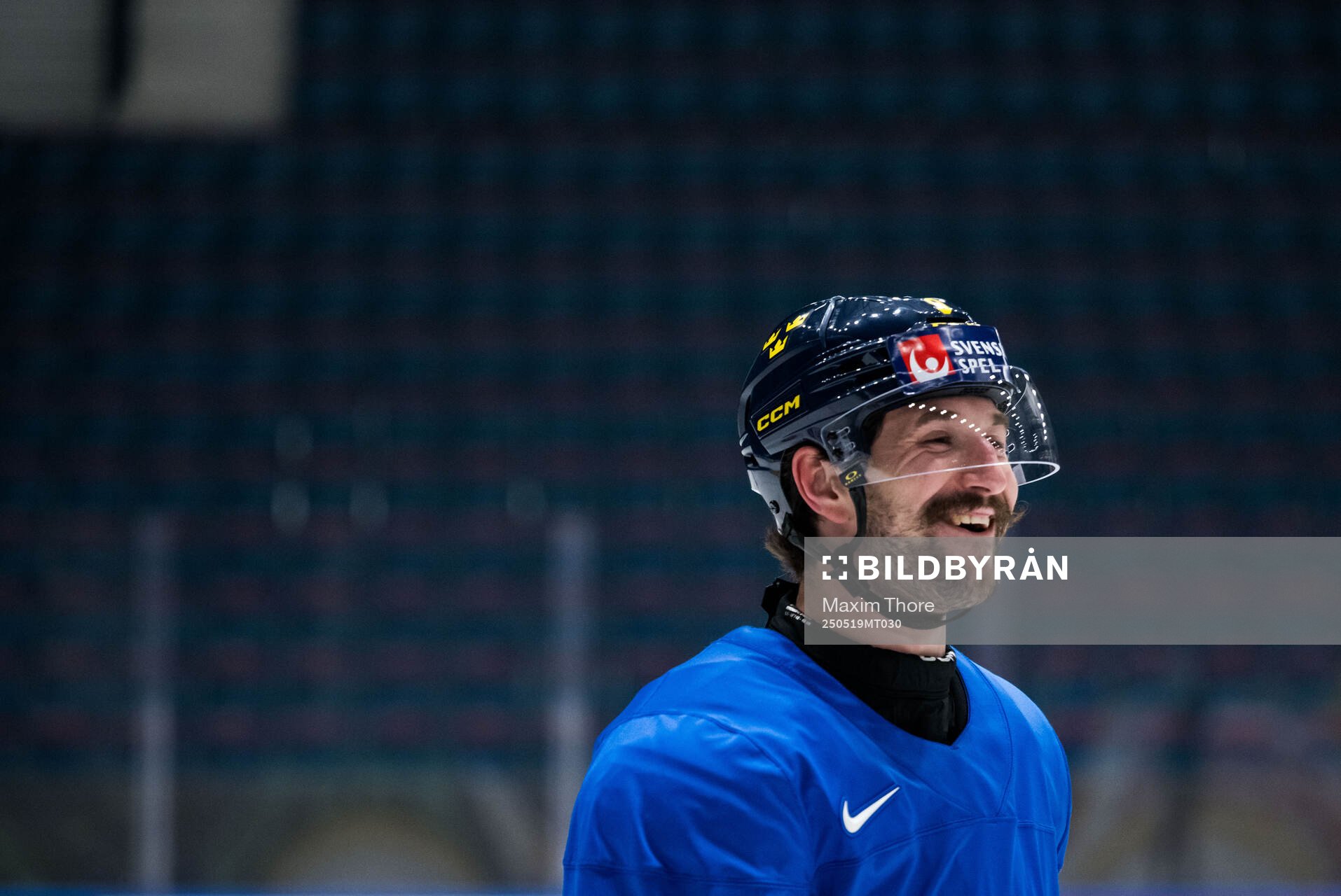 Filip Forsberg of Sweden at a practice session