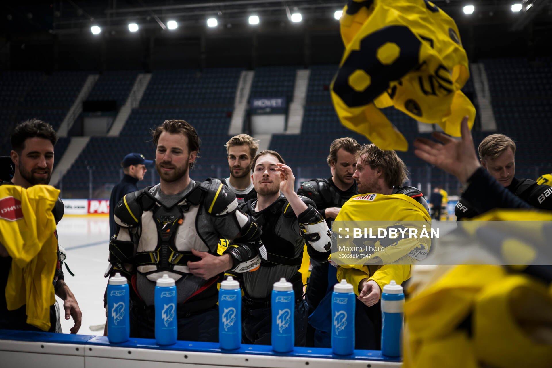 Erik Gustafsson, Elias Lindholm and Jesper Frödén of