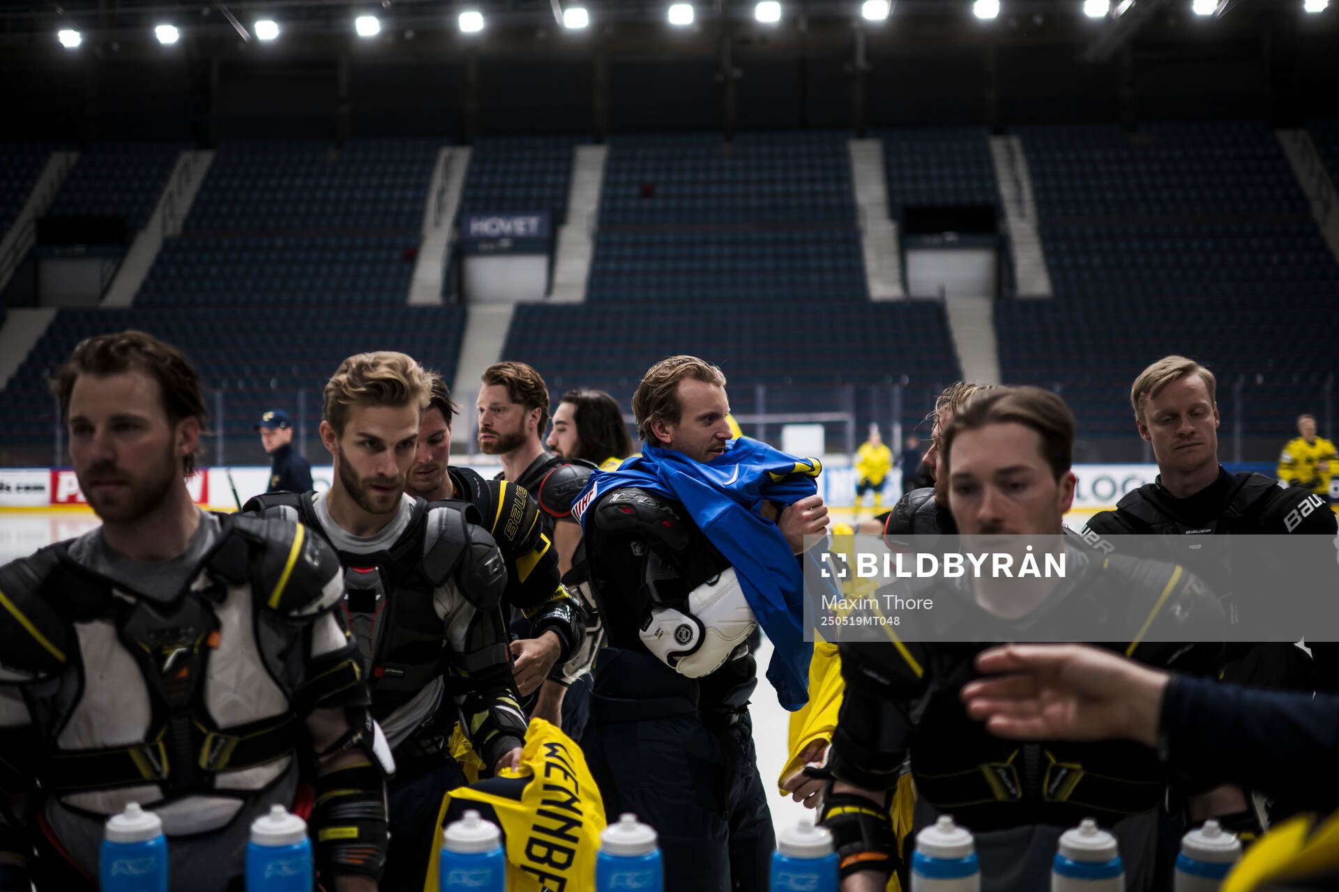 Jonas Brodin of Sweden at the official team photo shoot
