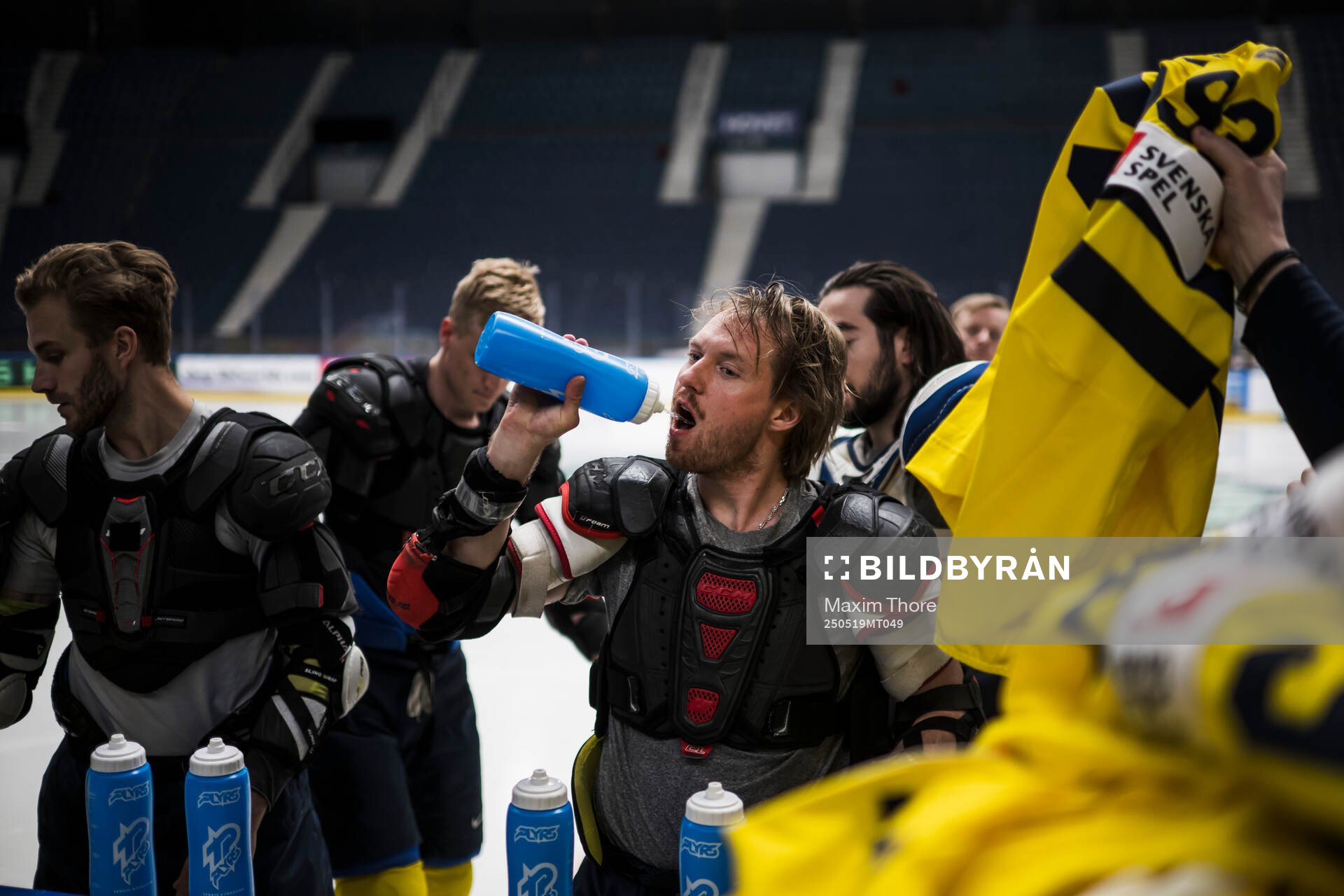 Rasmus Sandin of Sweden at the official team photo shoot
