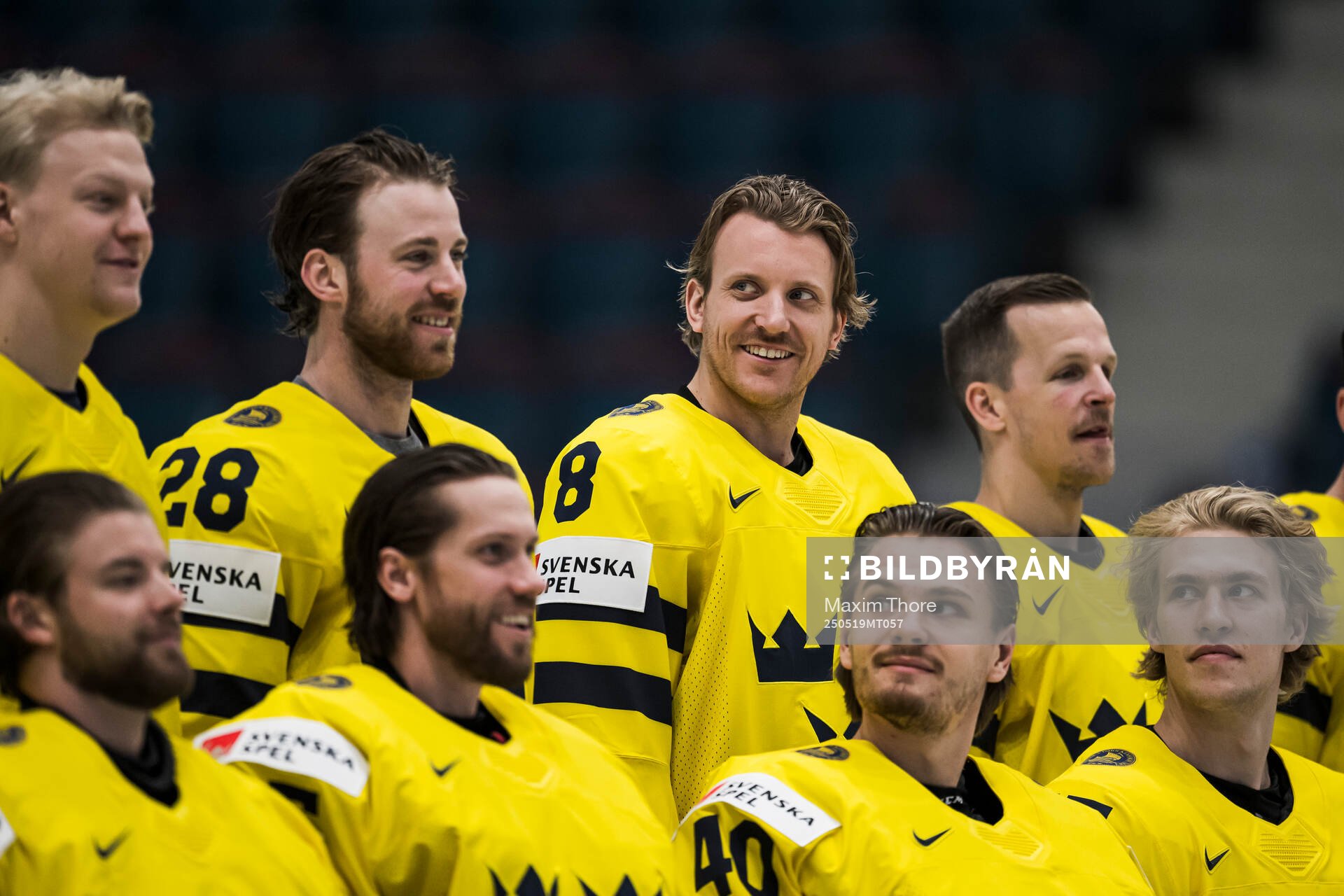 Elias Lindholm, Jonas Brodin, Max Friberg, goaltender
