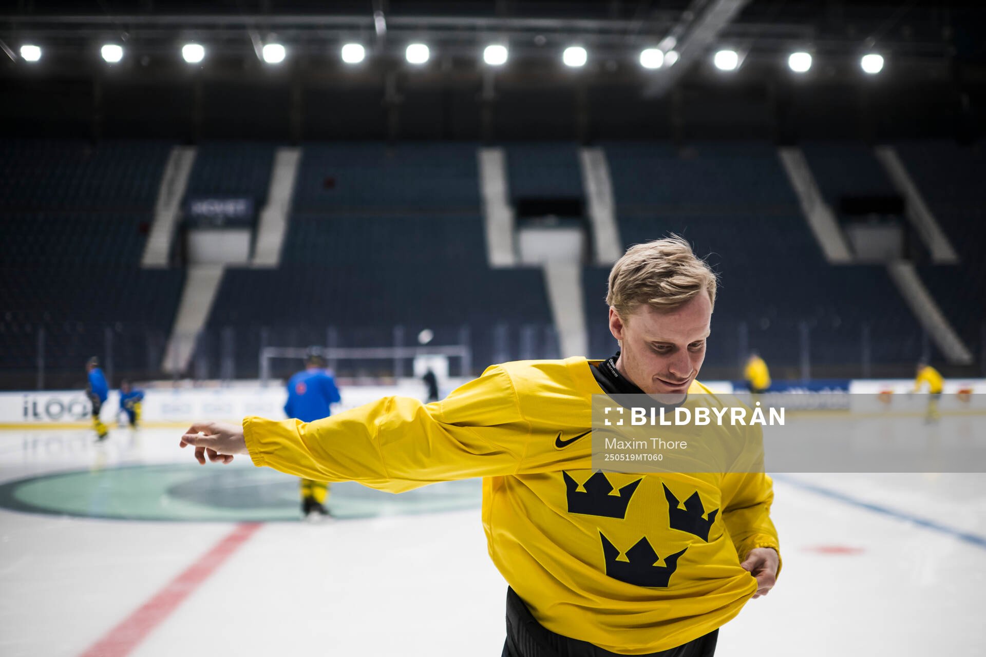 Anton Bengtsson of Sweden at the official team photo shoot
