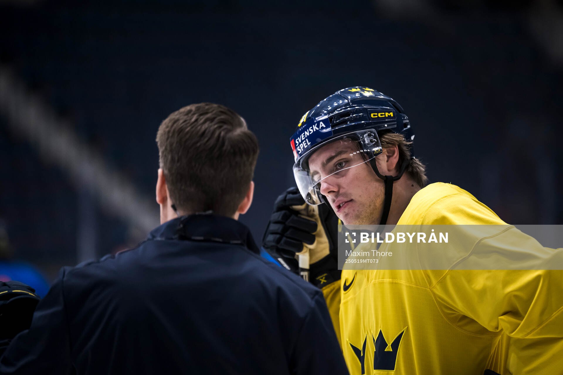 Leo Carlsson of Sweden at a practice session