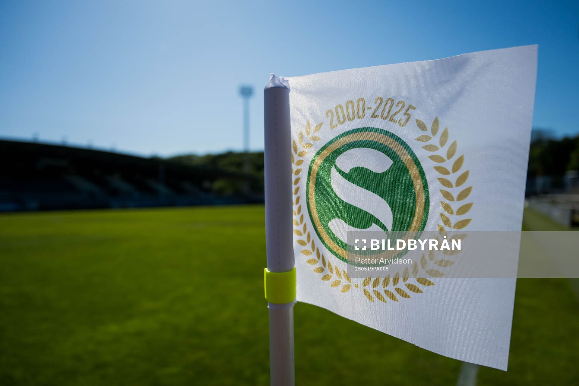Hörnflaggan på Landskrona IP