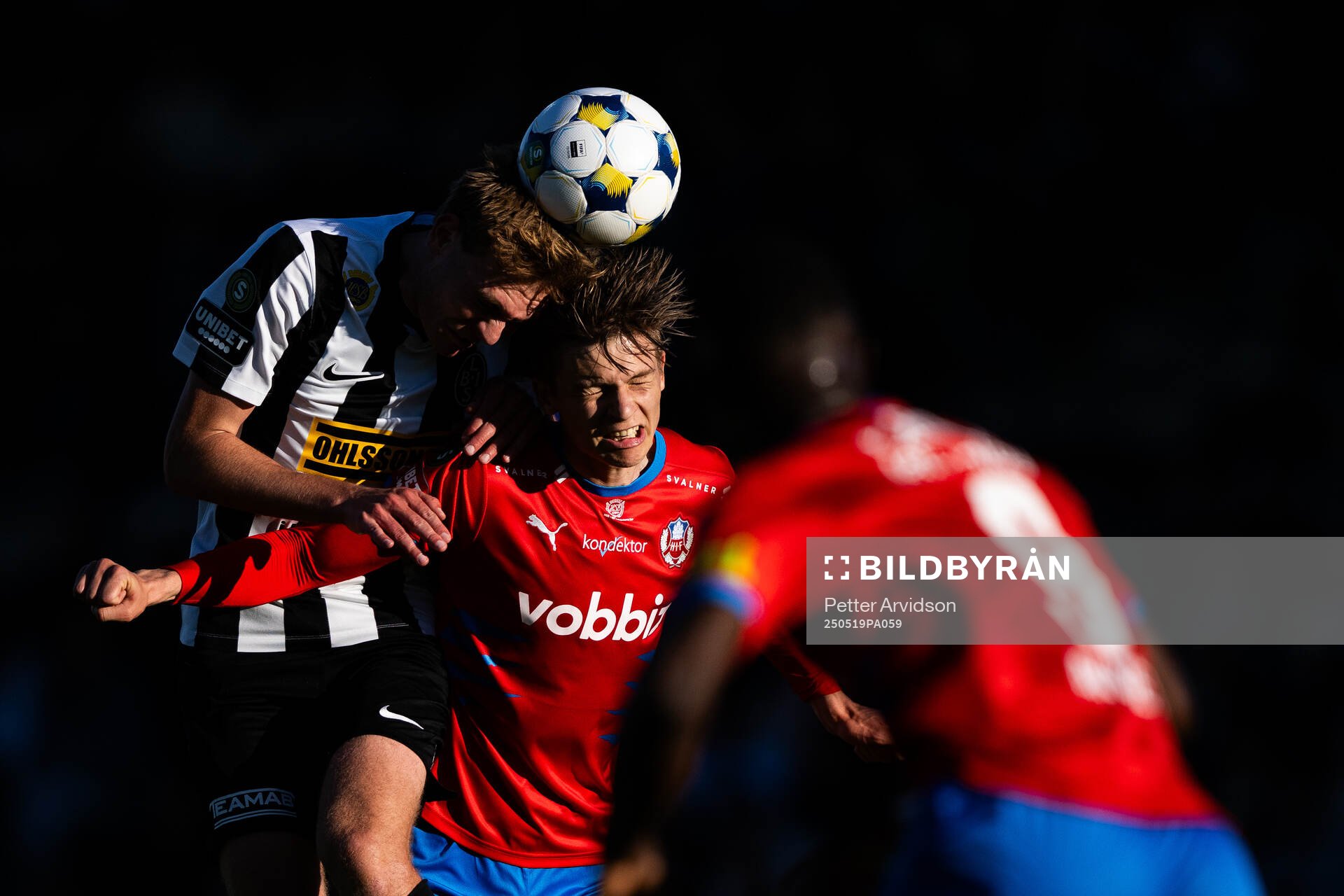 Landskronas Melker Jonsson och Helsingborgs Adrian Svanbäck
