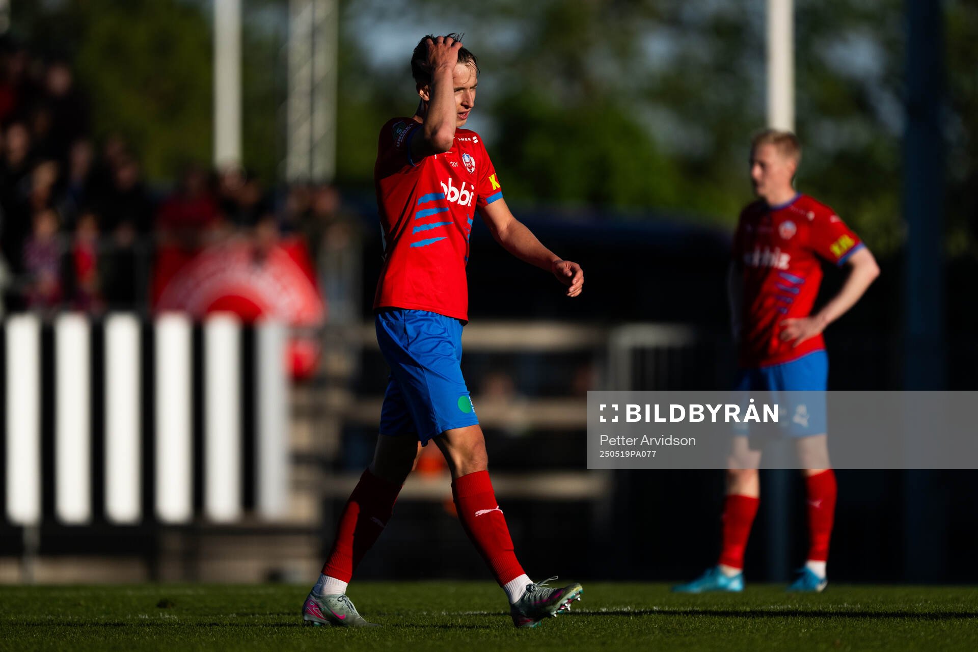Helsingborgs Adrian Svanbäck deppar
