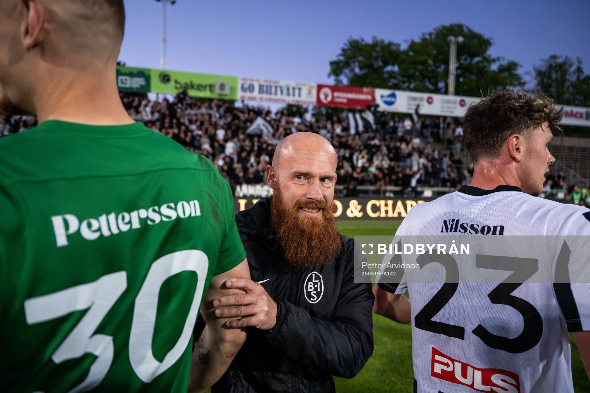 Landskronas tränare Max Mölder efter fotbollsmatchen i Superettan mellan Landskrona och Helsingborg den 19 maj 2025 i Landskrona. 