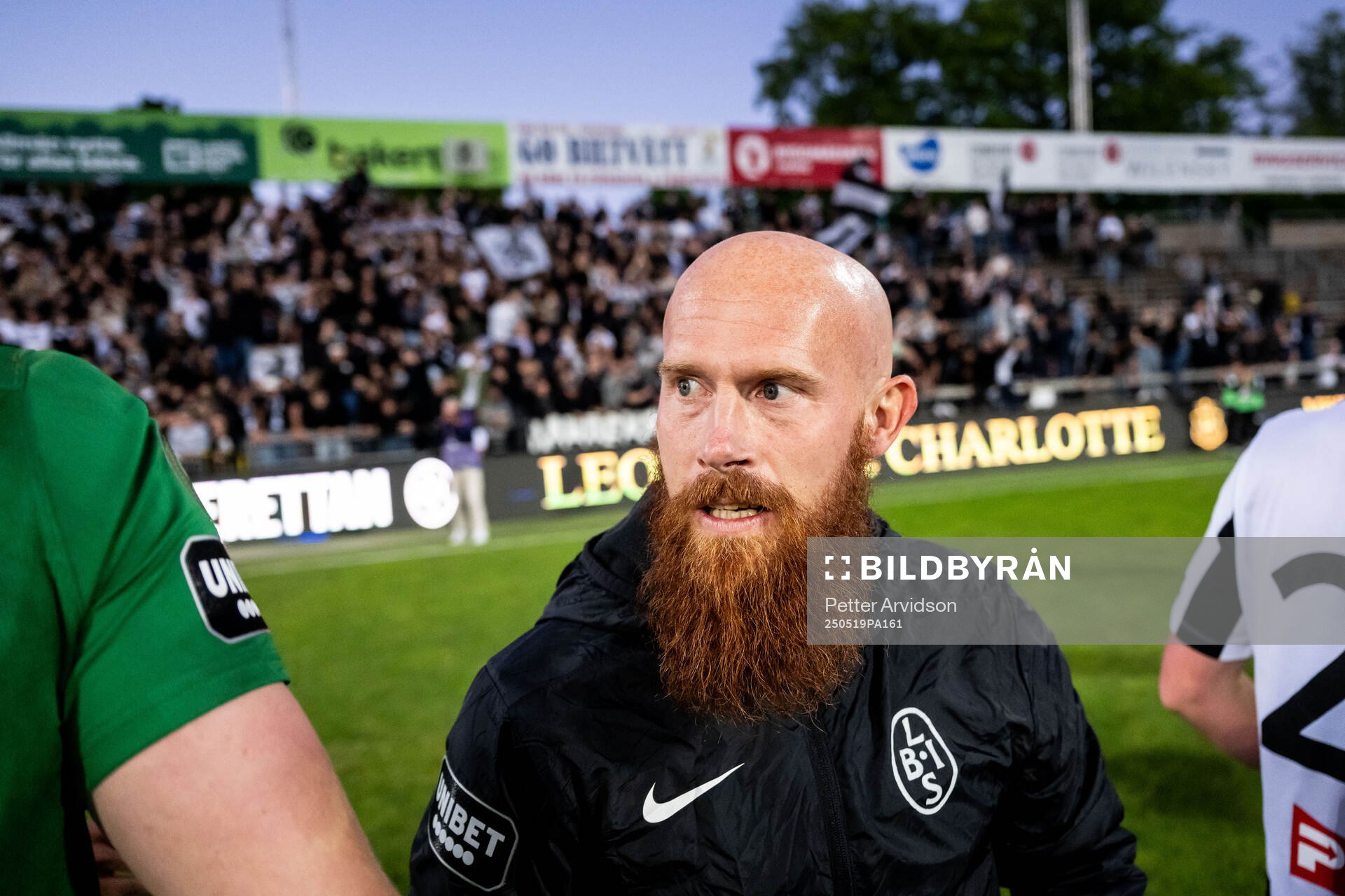 Landskronas tränare Max Mölder efter fotbollsmatchen i Superettan mellan Landskrona och Helsingborg den 19 maj 2025 i Landskrona. 