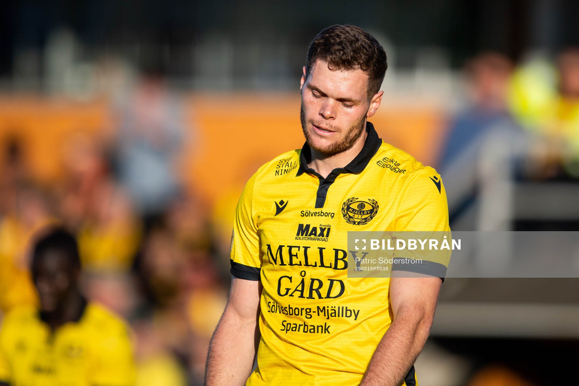 Mjällbys Jacob Bergström deppar