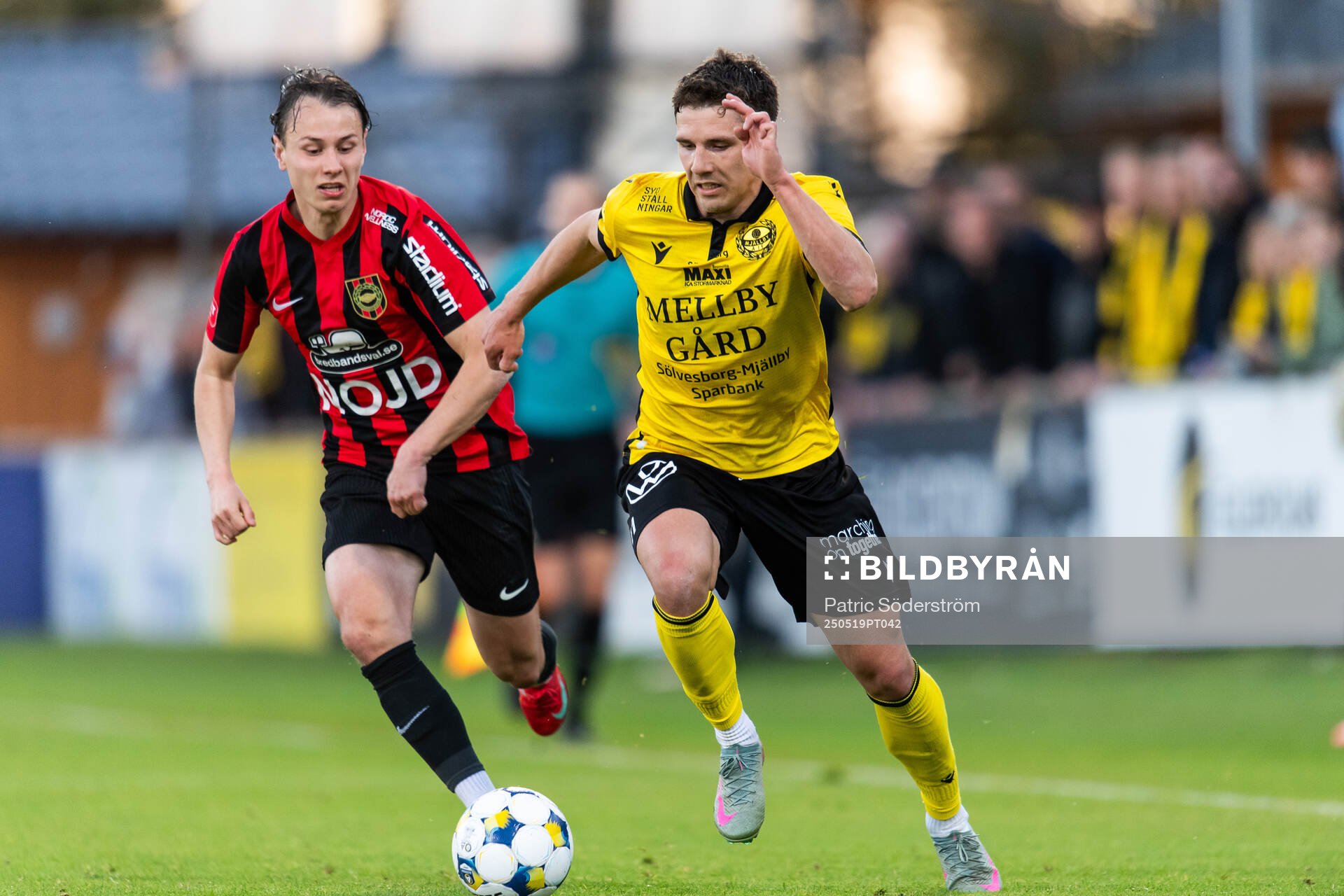 Brommapojkarnas Hlynur Freyr Karlsson och Timo Stavitski