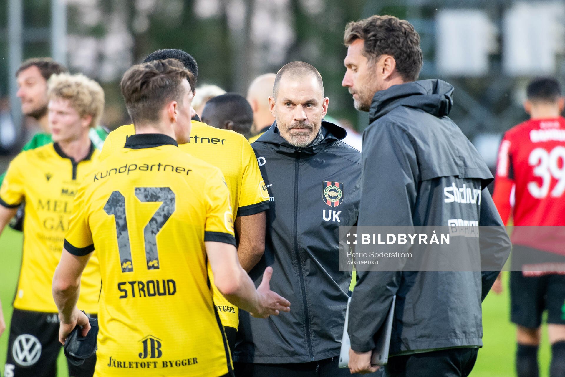 Brommapojkarnas tränare tränare Ulf Kristiansson och