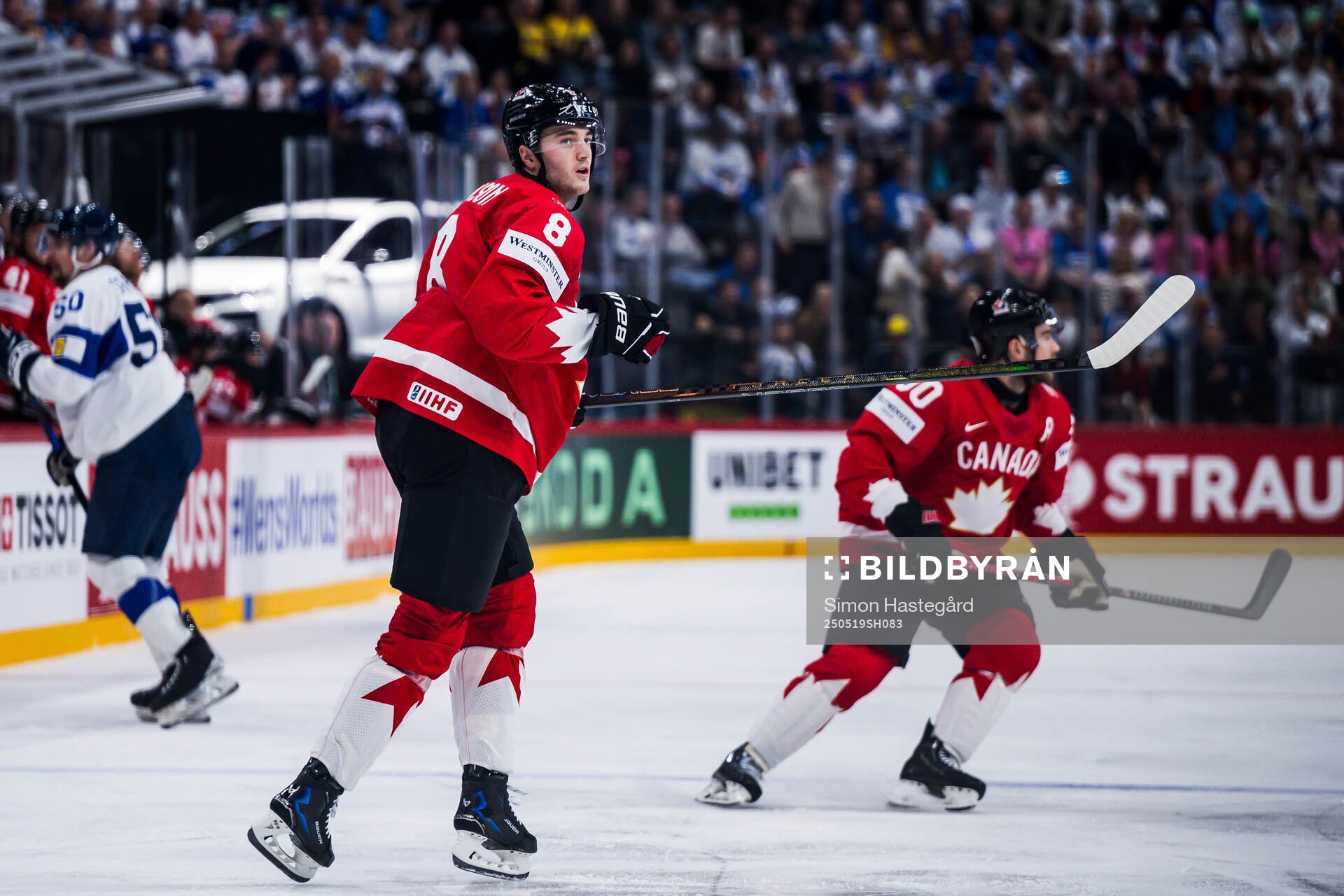 Noah Dobson of Canada