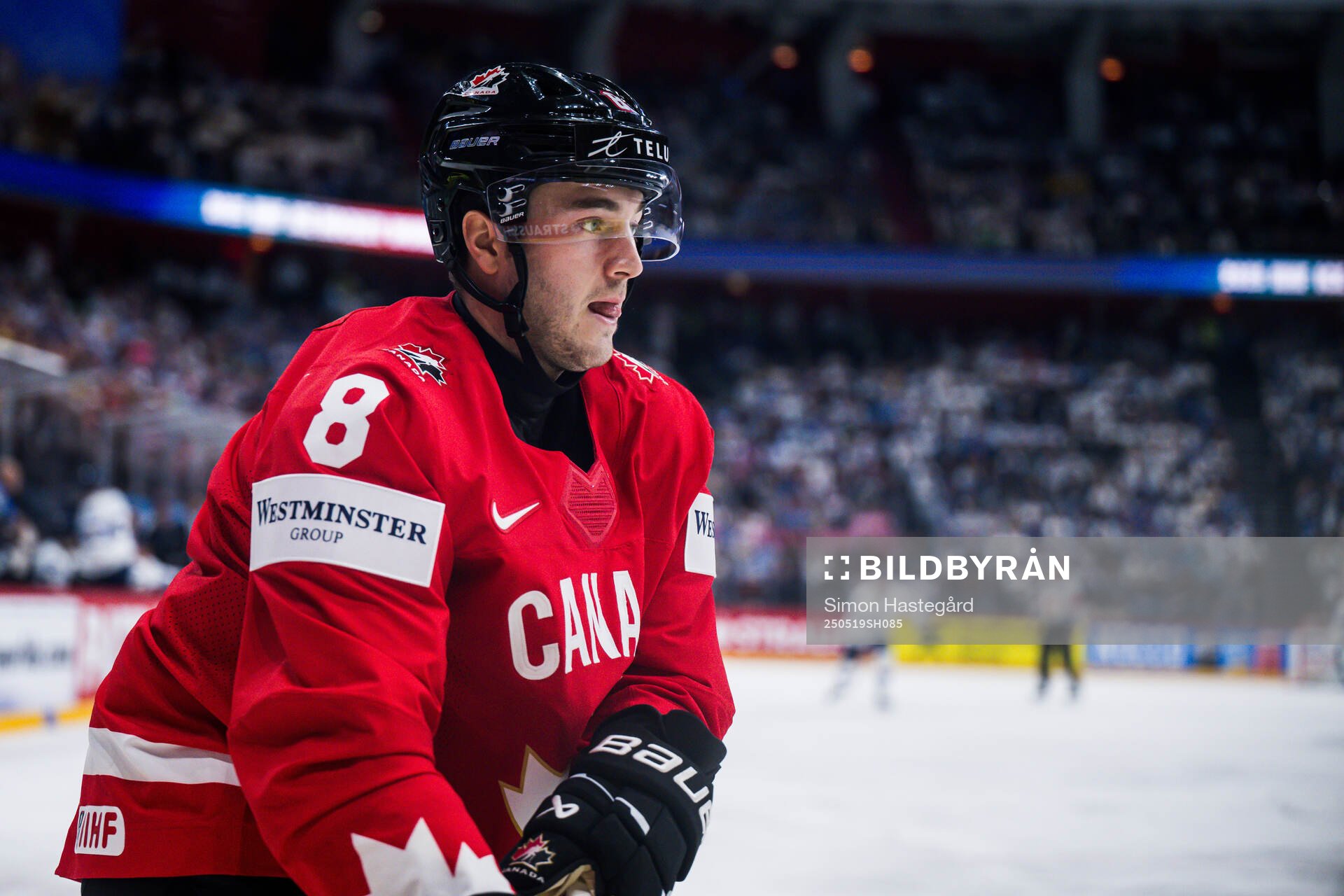 Noah Dobson of Canada