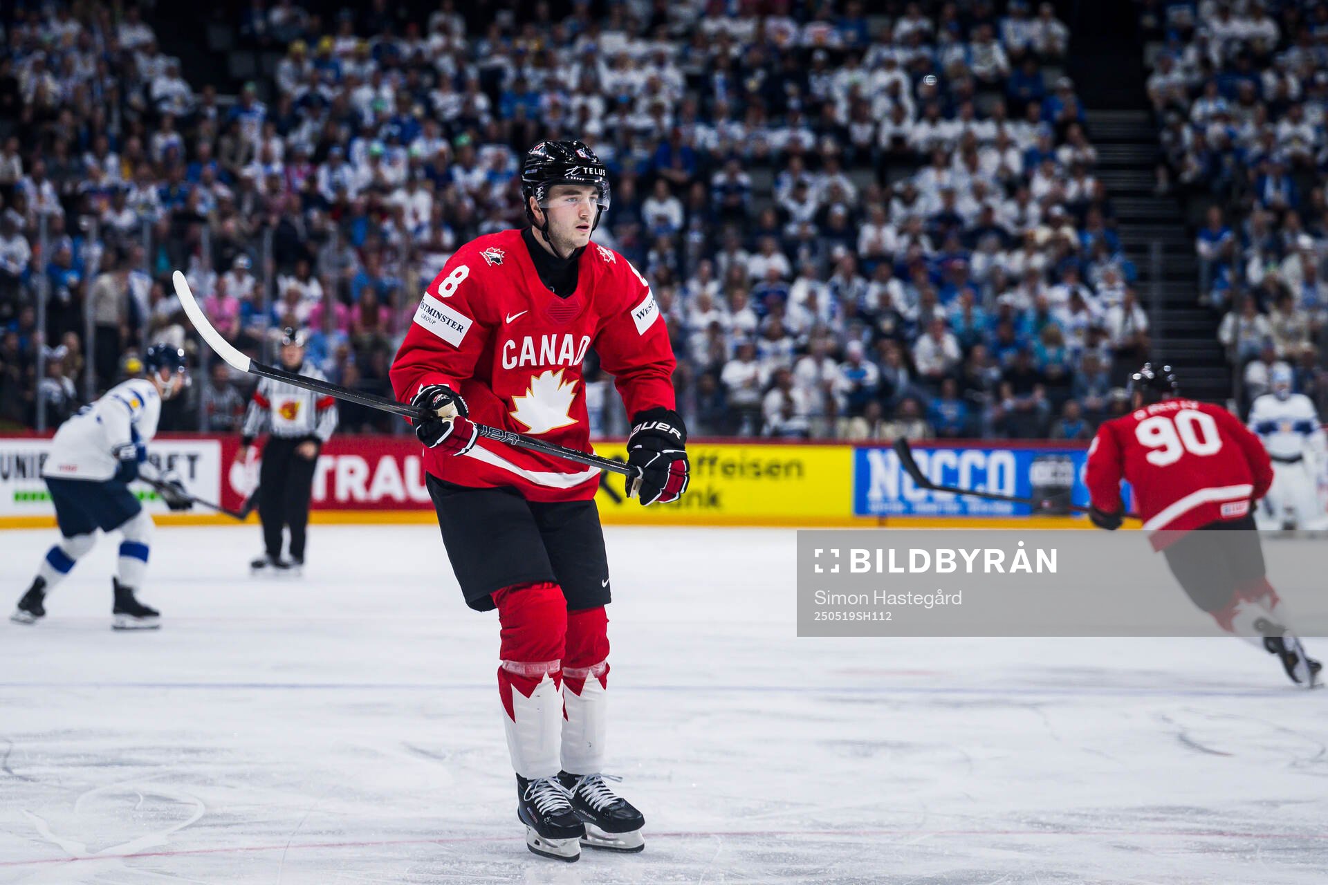 Noah Dobson of Canada