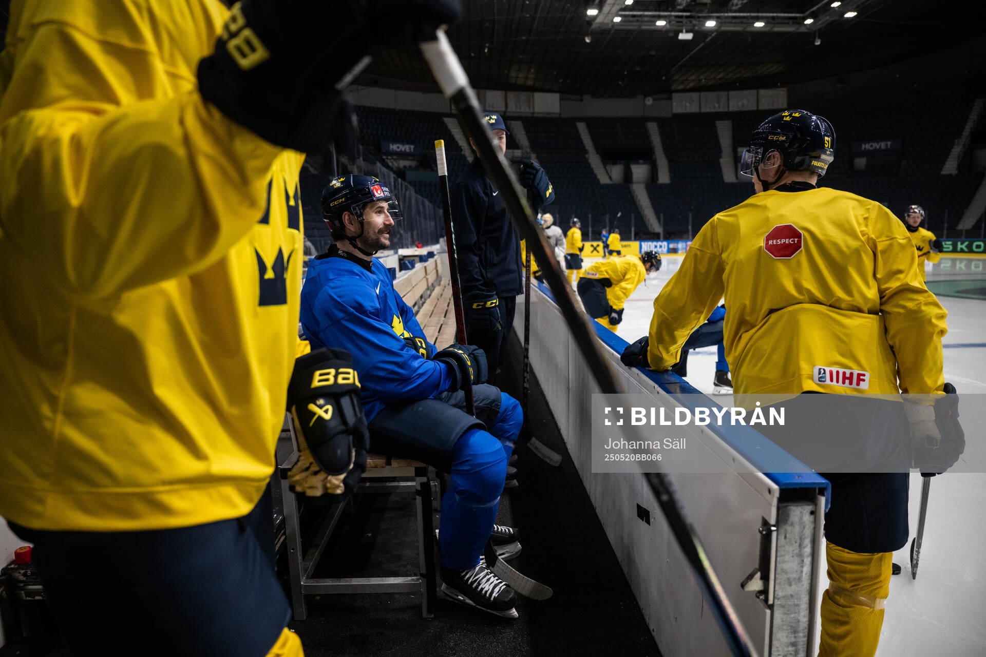 Filip Forsberg of Sweden at a practice session