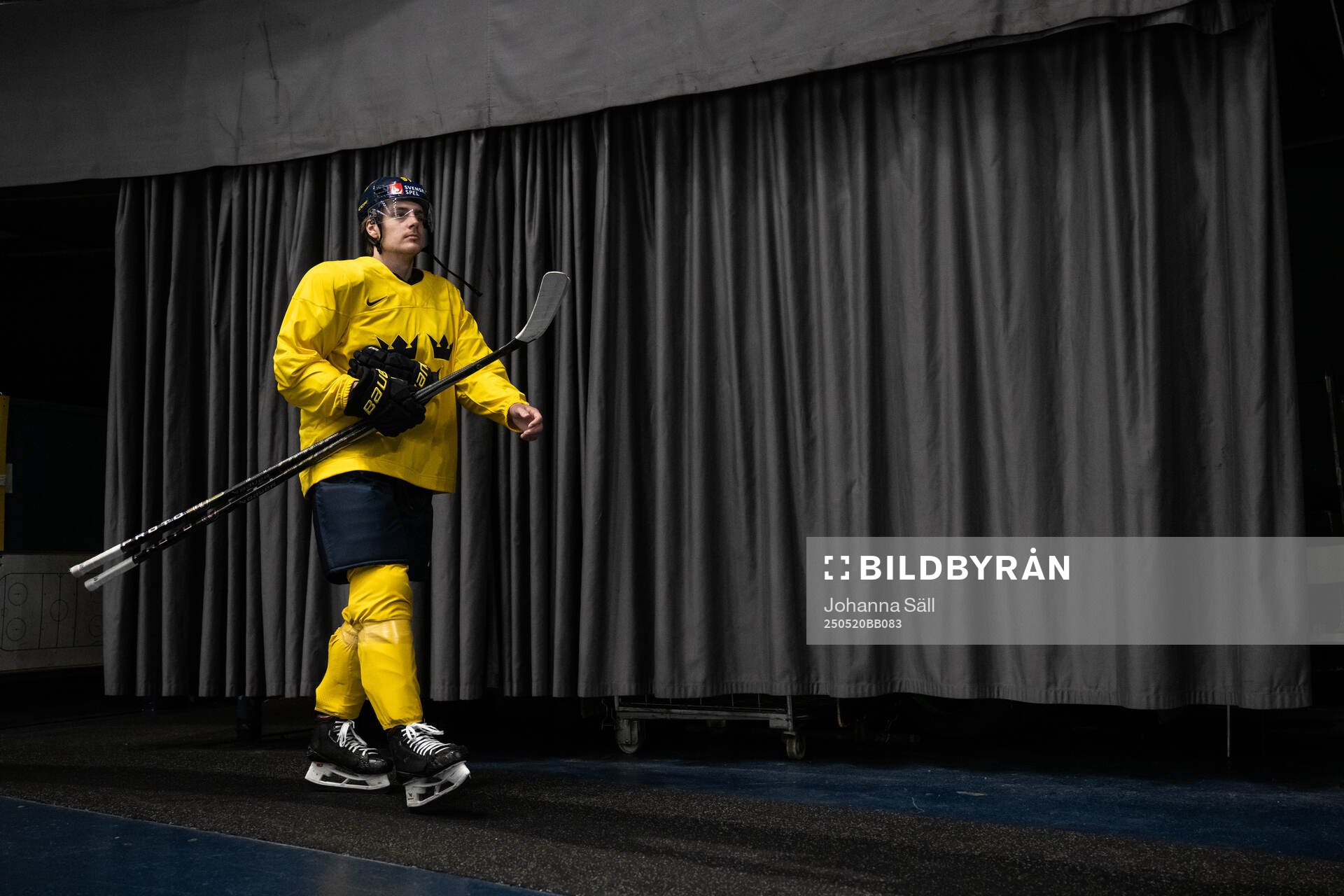Leo Carlsson of Sweden at a practice session
