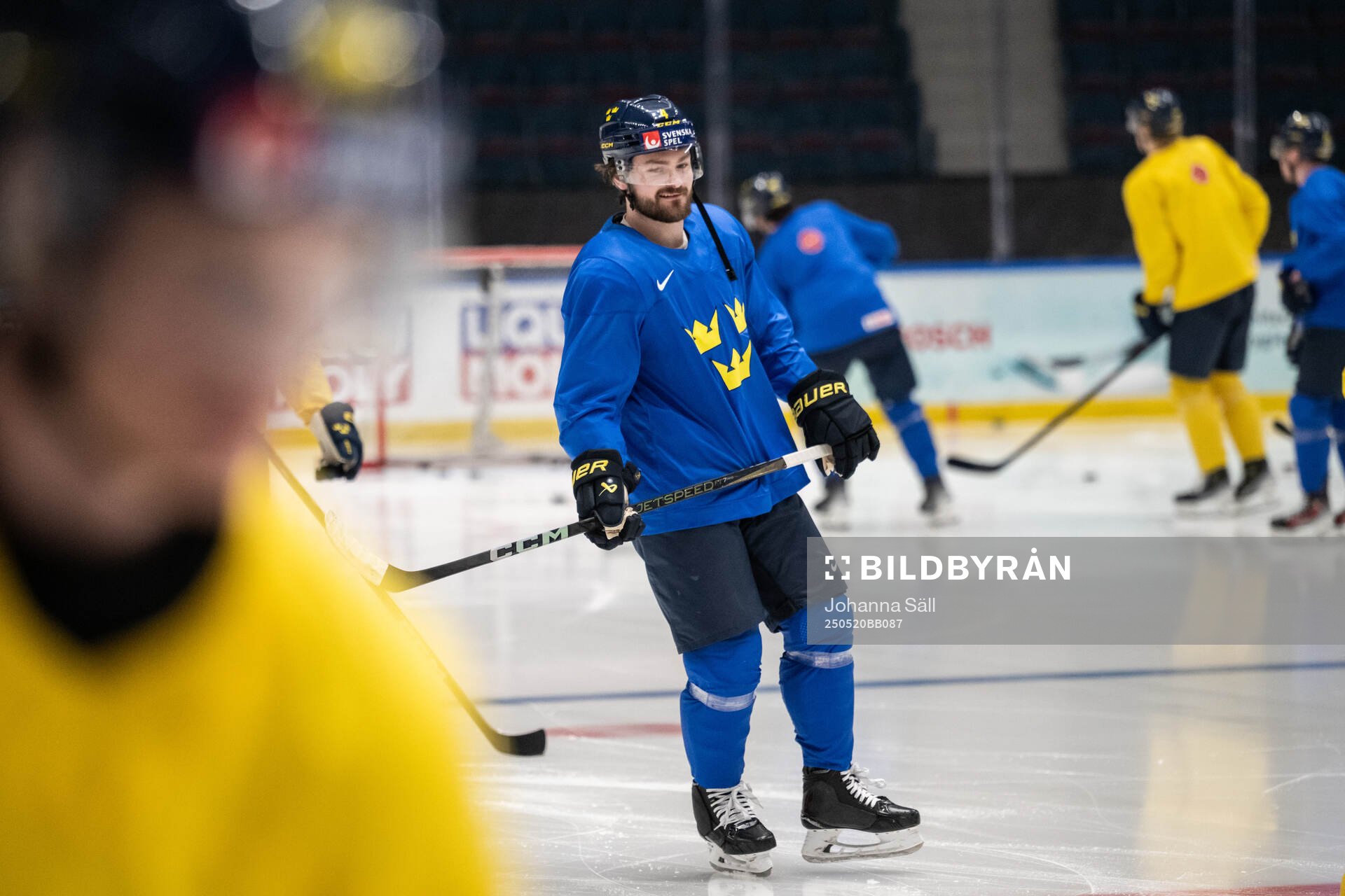 Rasmus Andersson of Sweden at a practice session